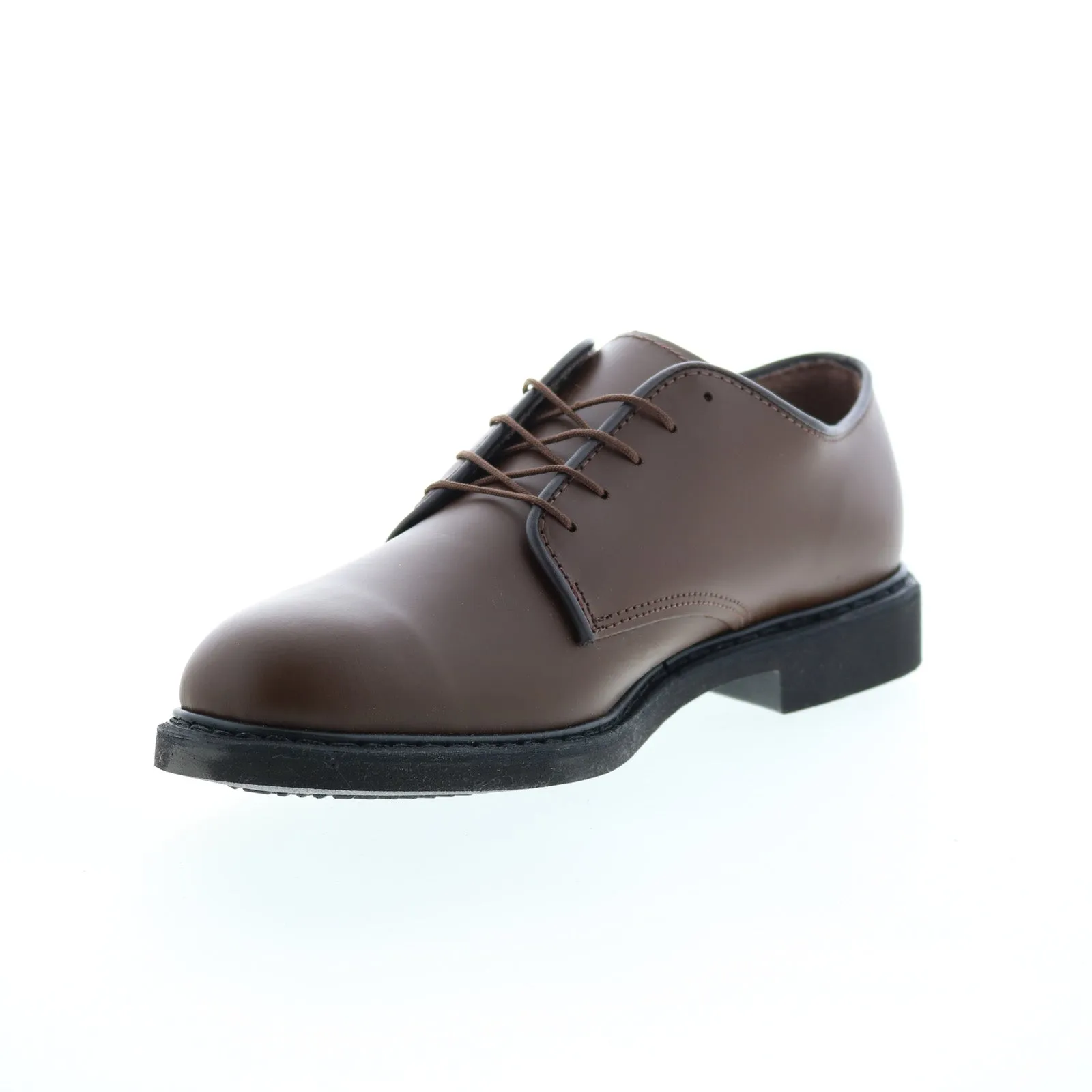 Brown Leather Oxford Men's Shoes