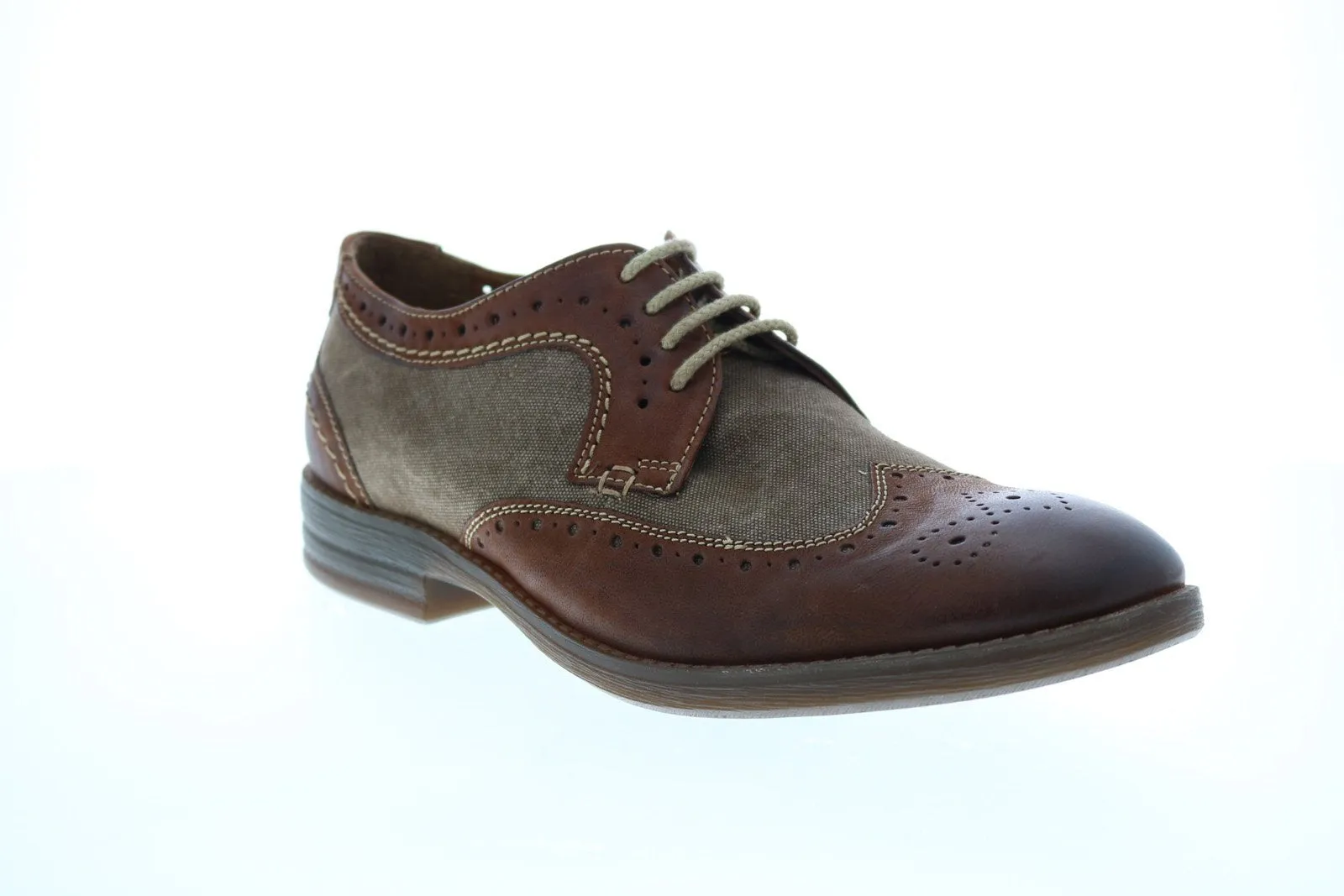 Brown Leather Wingtip Brogue Shoes