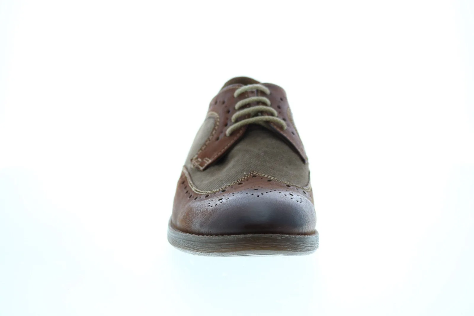 Brown Leather Wingtip Brogue Shoes