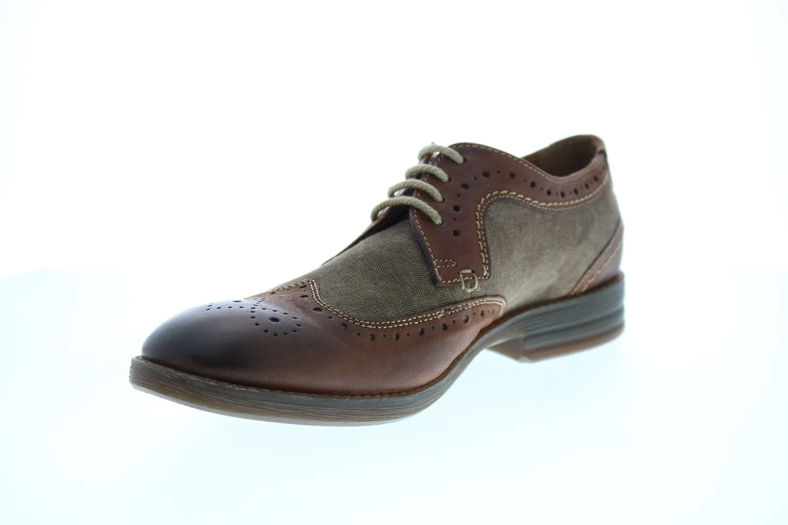 Brown Leather Wingtip Brogue Shoes