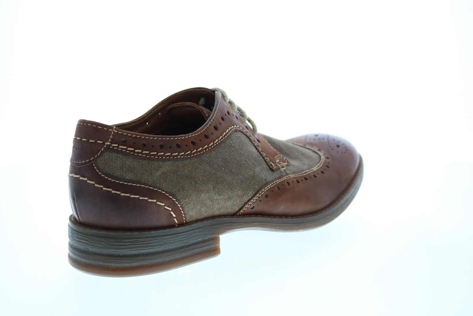 Brown Leather Wingtip Brogue Shoes