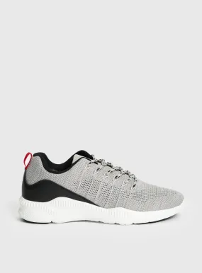 Grey Technical Knitted Trainers 7 - Tu