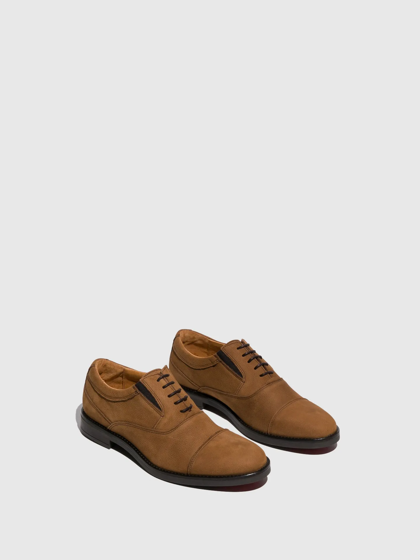 Camel Lace-up Shoes