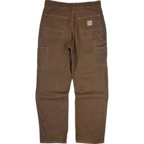 Carhartt Carpenter Workwear Fire Resistant Trousers Brown