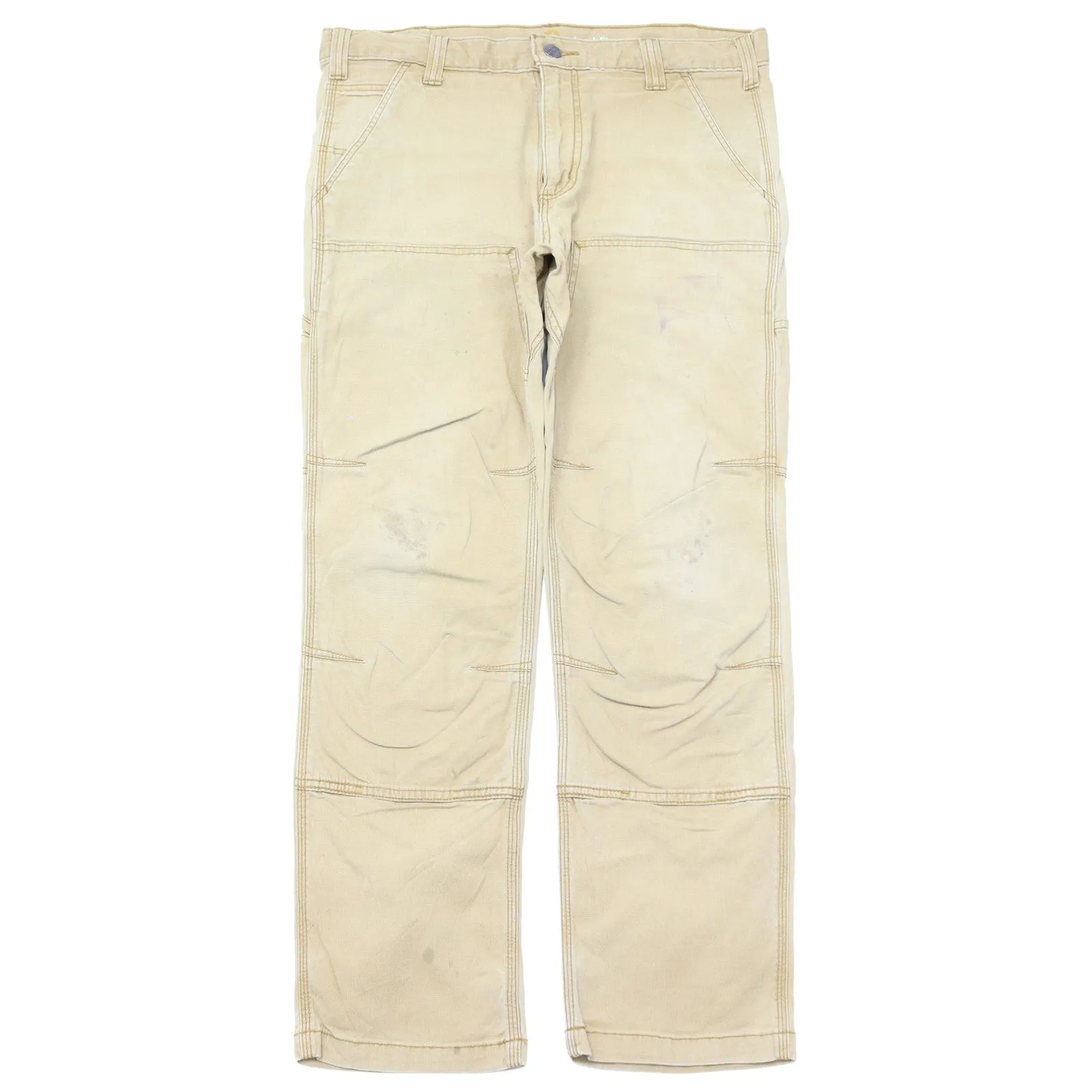 Carhartt Double Knee Beige Work Trousers