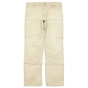 Carhartt Double Knee Beige Work Trousers