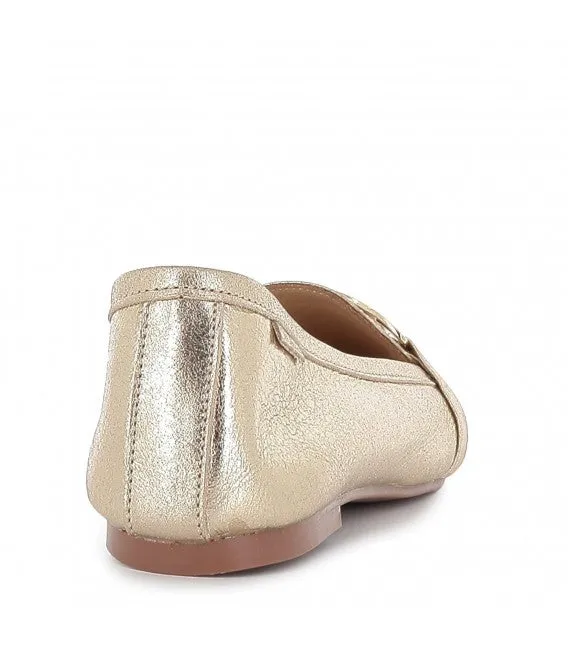 Carmela golden flat Loafer 160499