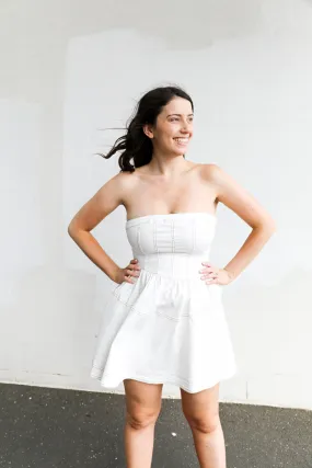 Mini White Dress