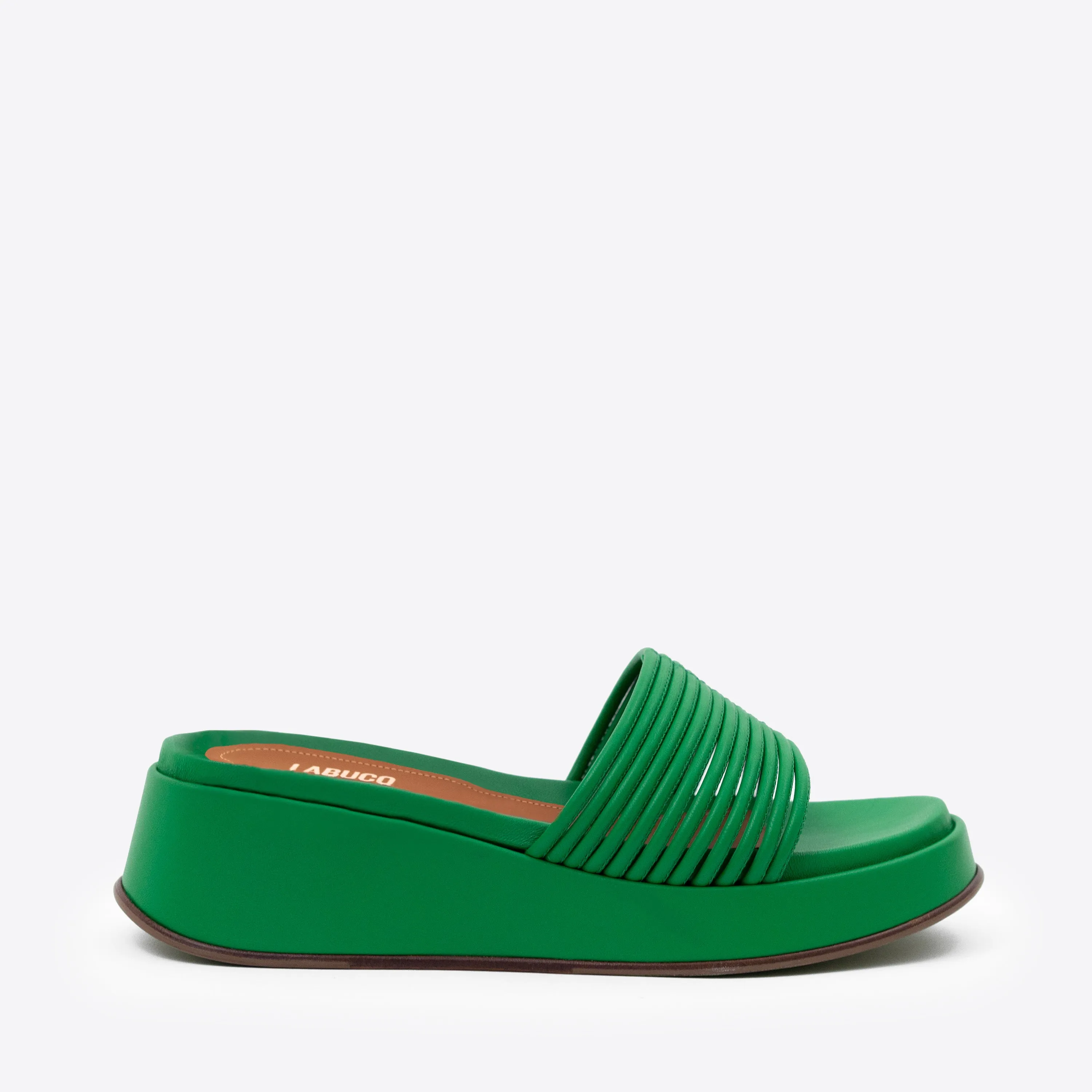 Caye Slide Emerald - Slides sandals - Caye Collection