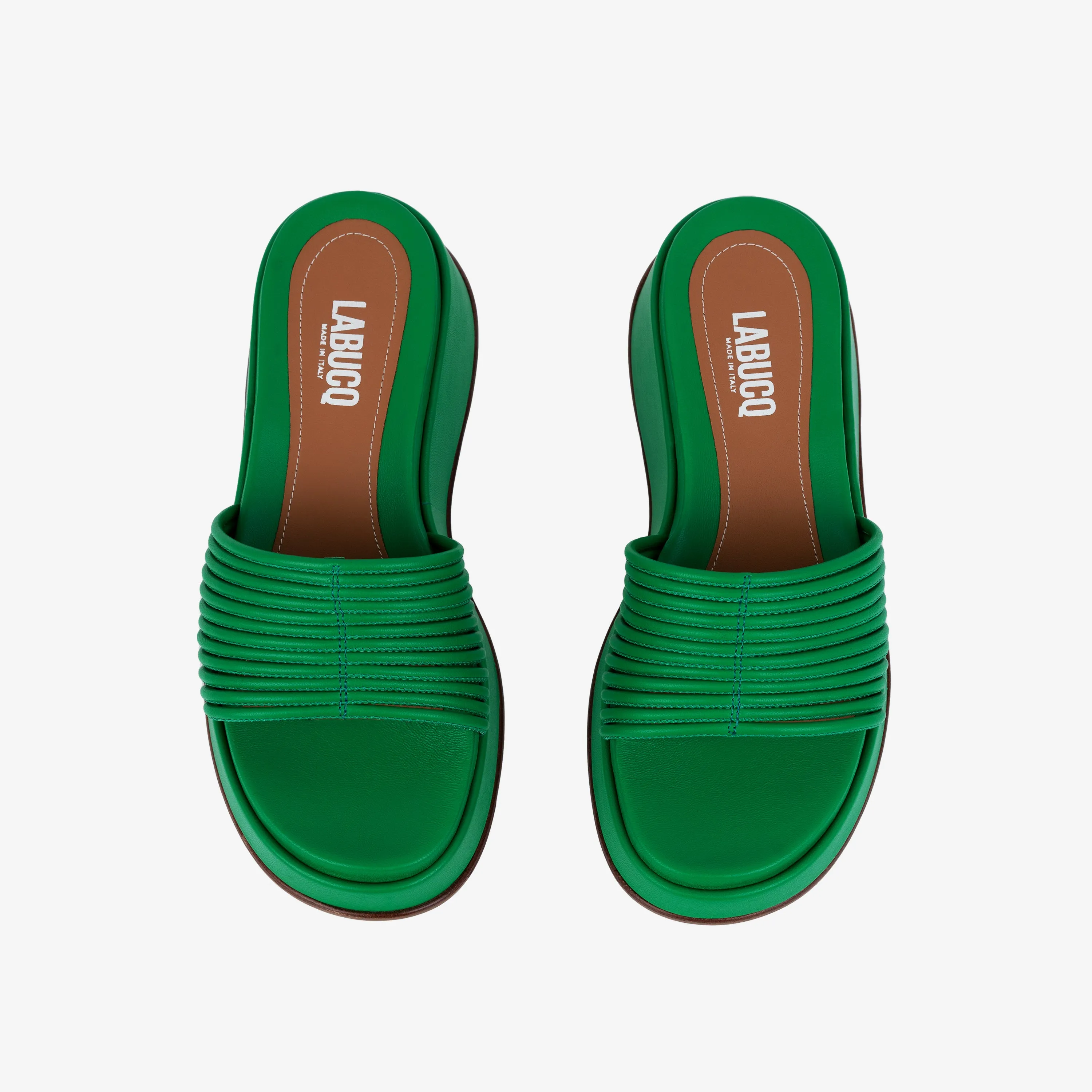 Caye Slide Emerald - Slides sandals - Caye Collection