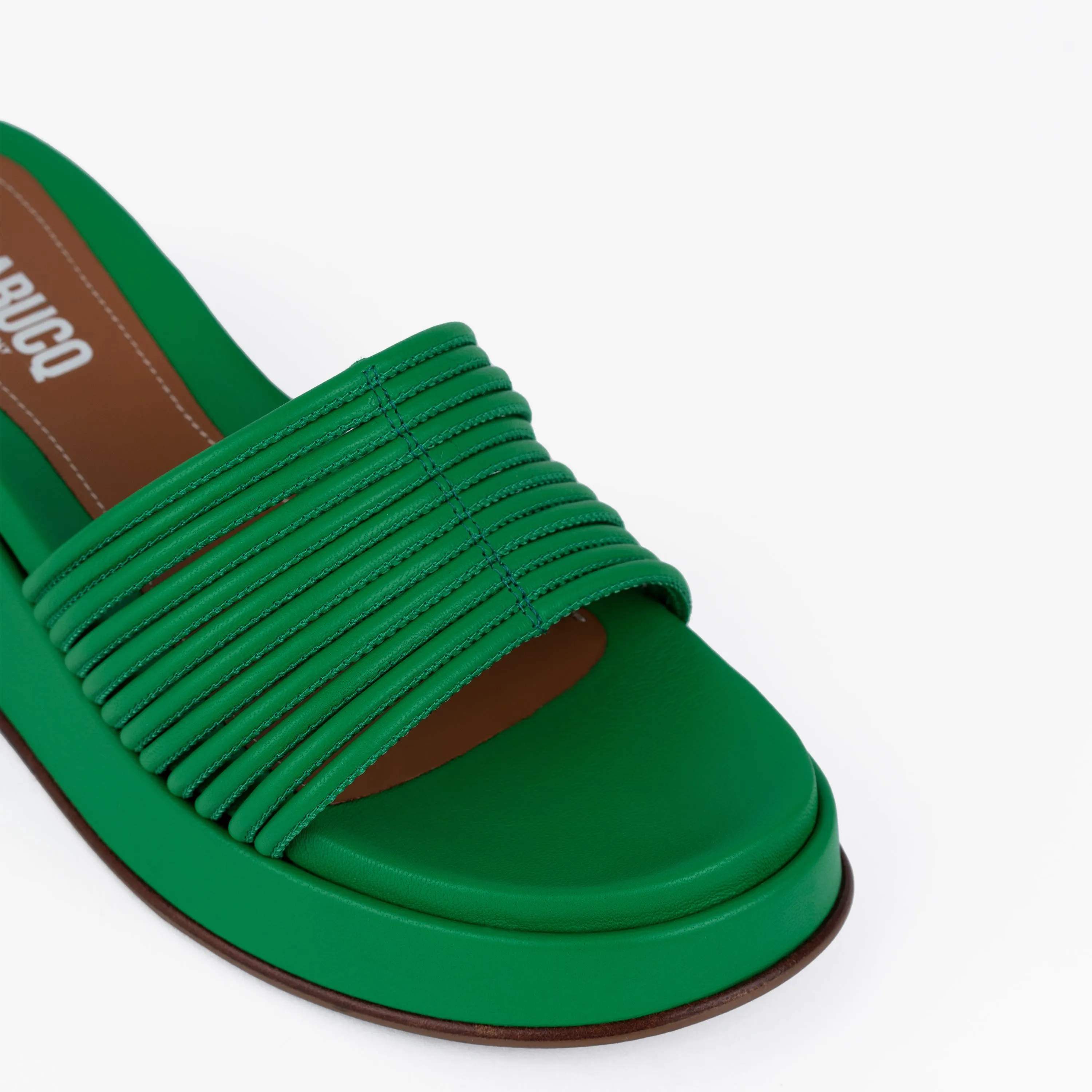 Caye Slide Emerald - Slides sandals - Caye Collection