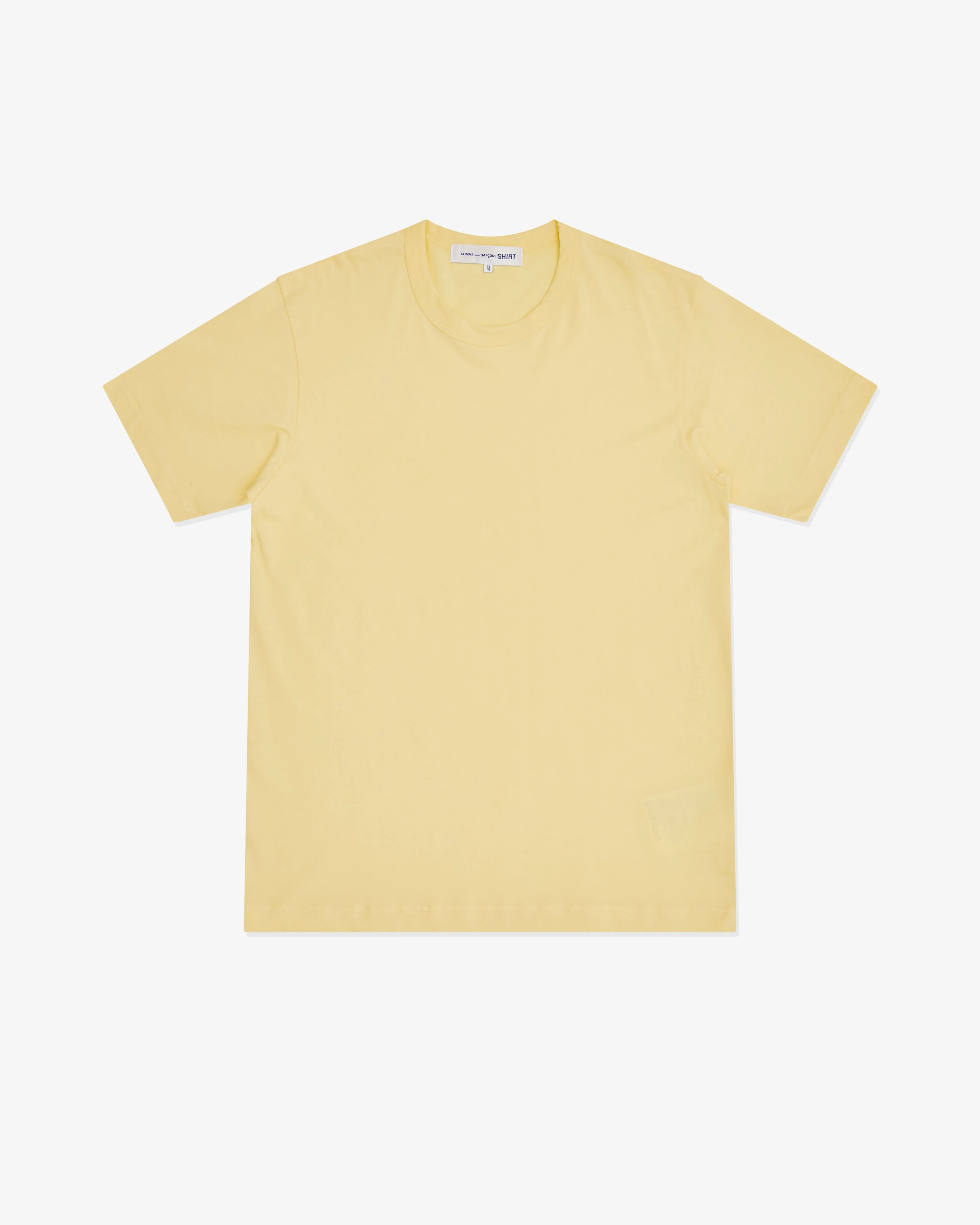 CDG Shirt Men's Logo T-Shirt  Yellow