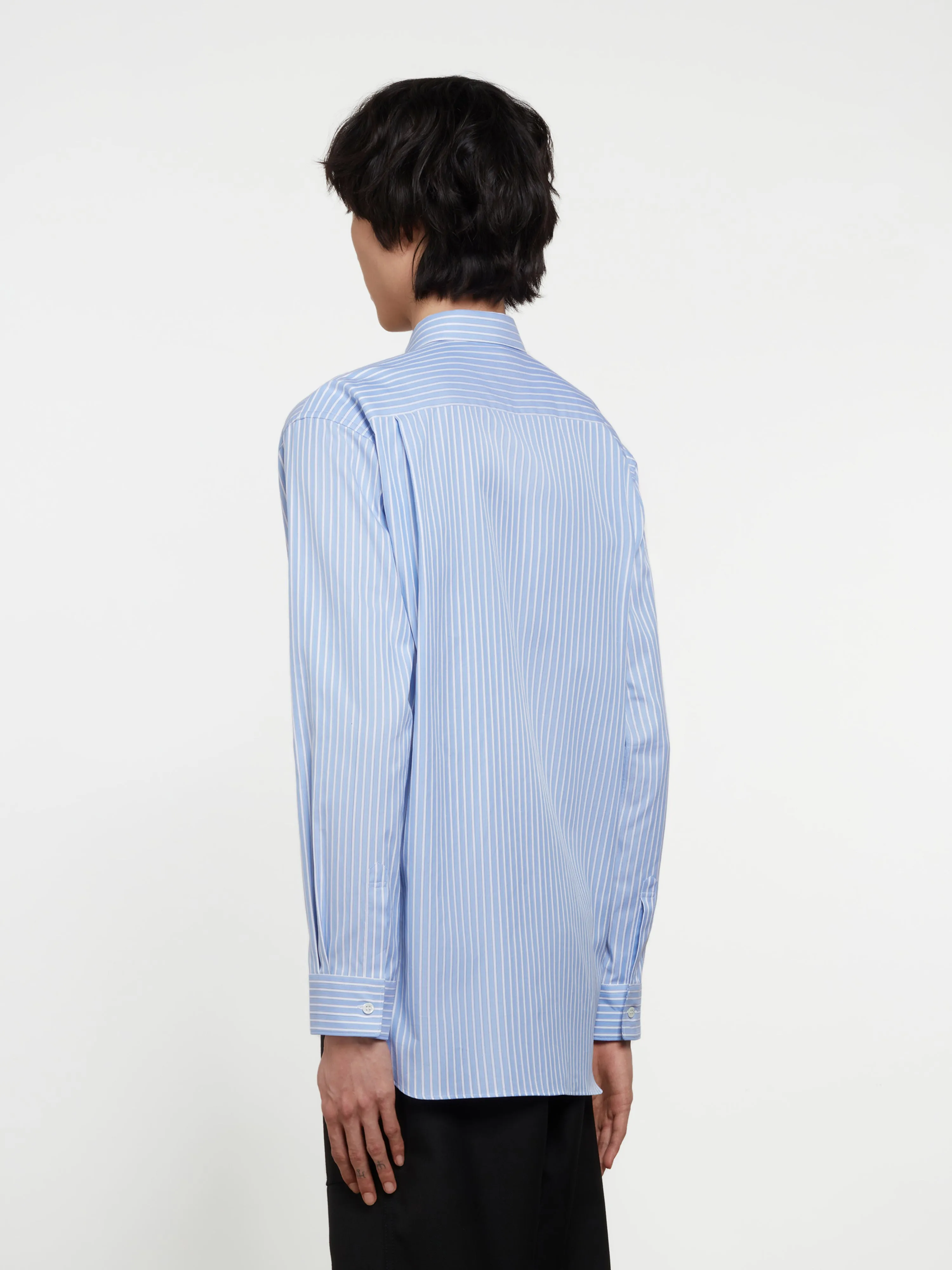 CDG Shirt Men’s Panelled Shirt  Stripe