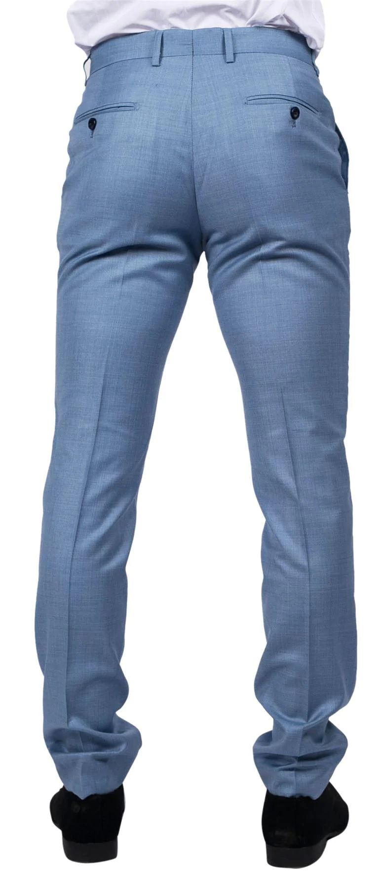 Charles - Men's Light Blue Summer Trousers