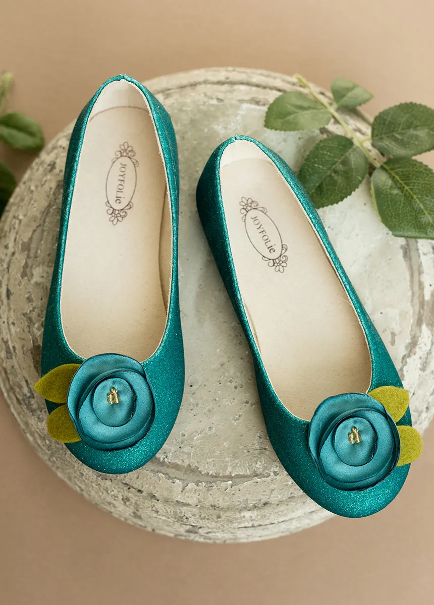 Charlotte Flat in Teal