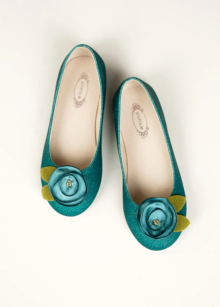 Charlotte Flat in Teal