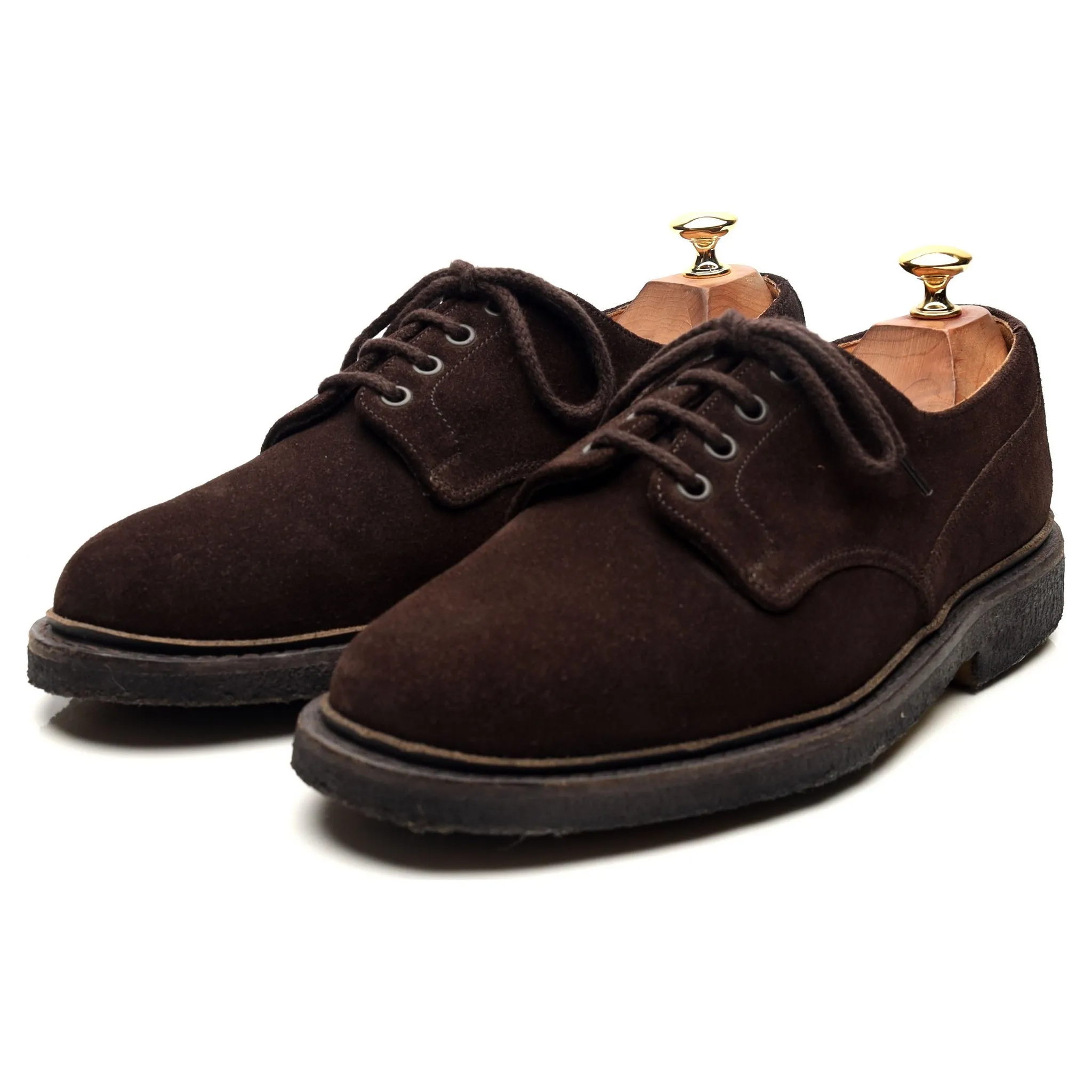 'Chilcote' Dark Brown Suede Derby UK 9 G