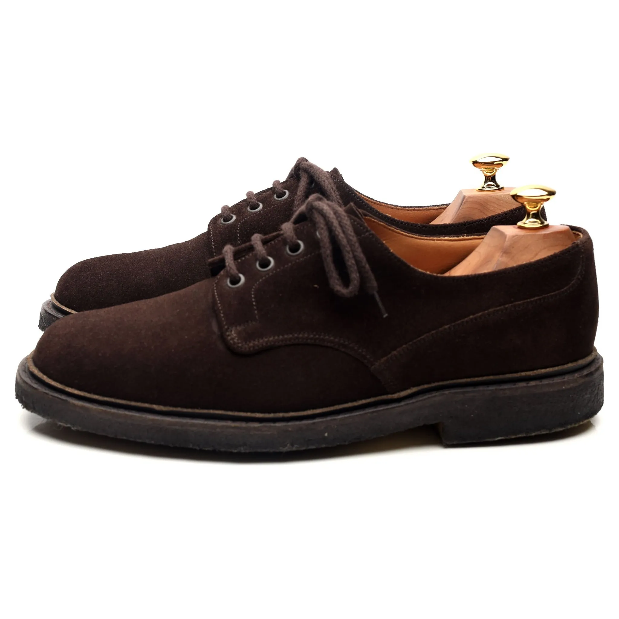 'Chilcote' Dark Brown Suede Derby UK 9 G