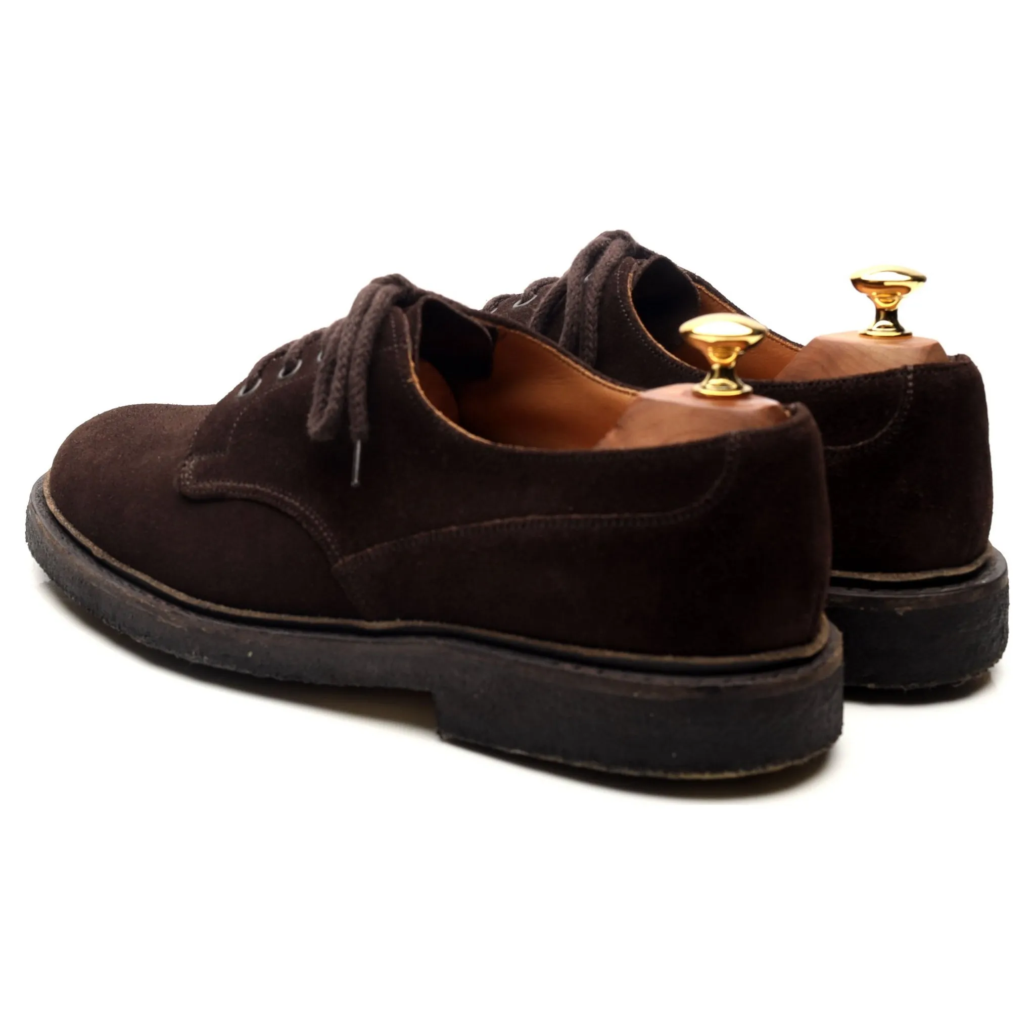 'Chilcote' Dark Brown Suede Derby UK 9 G