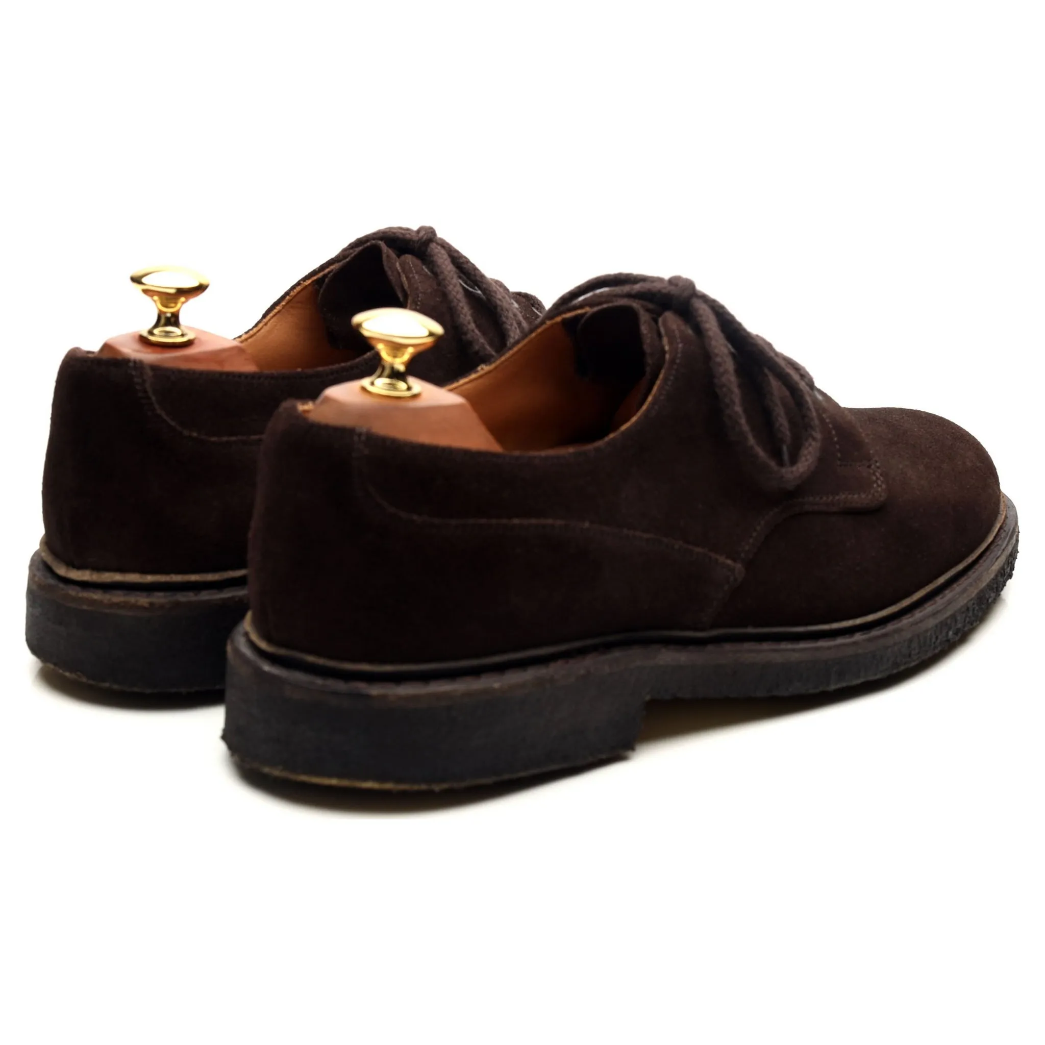 'Chilcote' Dark Brown Suede Derby UK 9 G