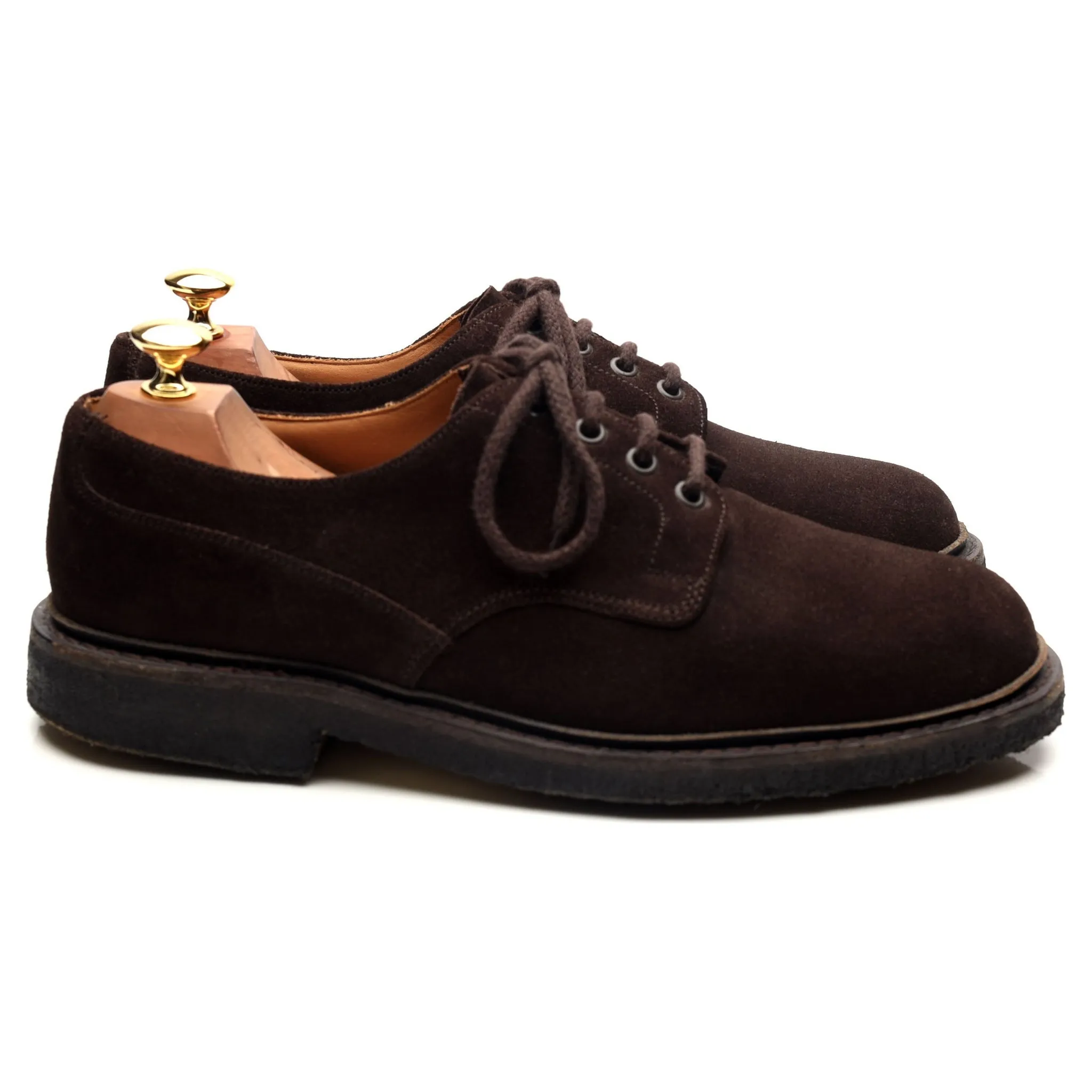 'Chilcote' Dark Brown Suede Derby UK 9 G