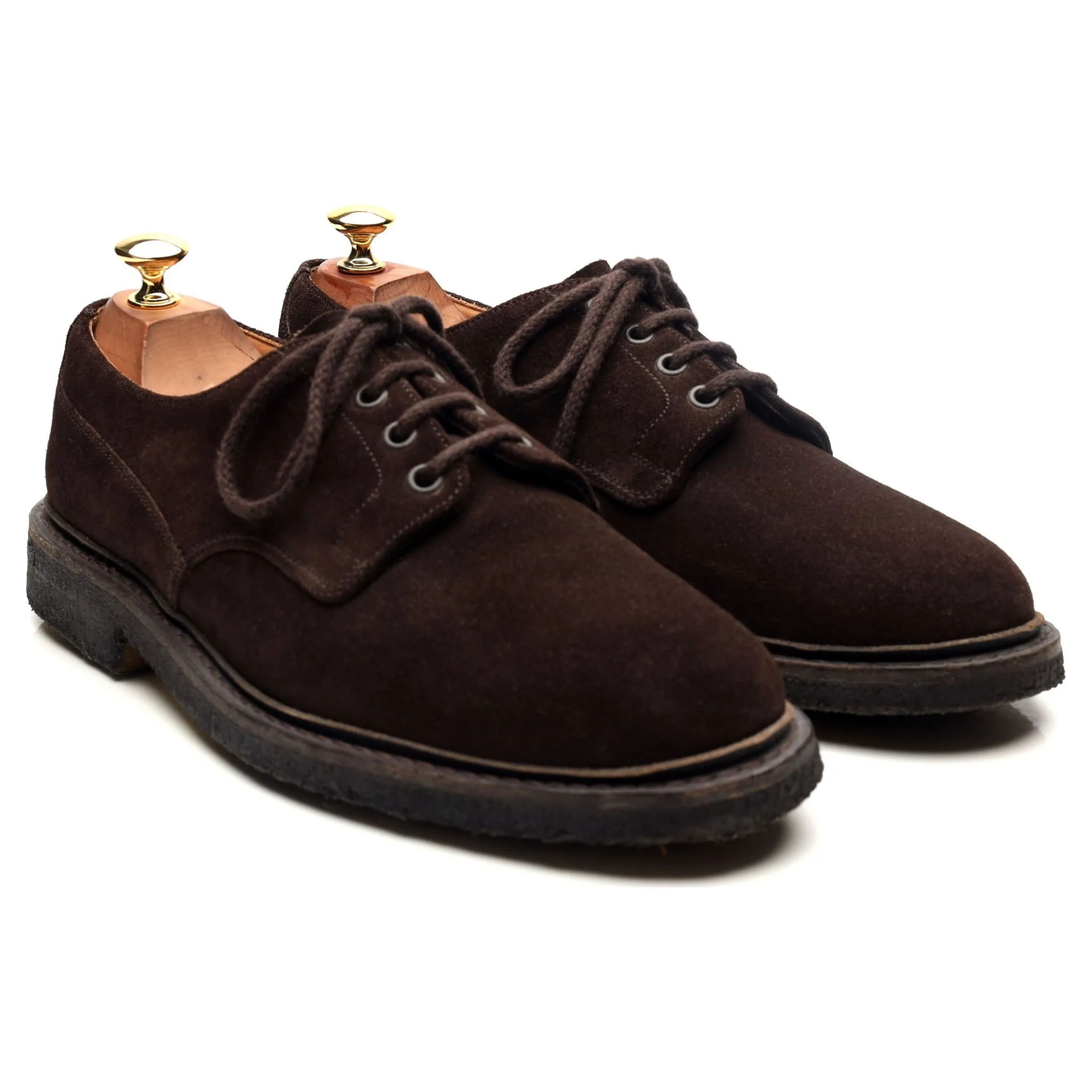 'Chilcote' Dark Brown Suede Derby UK 9 G