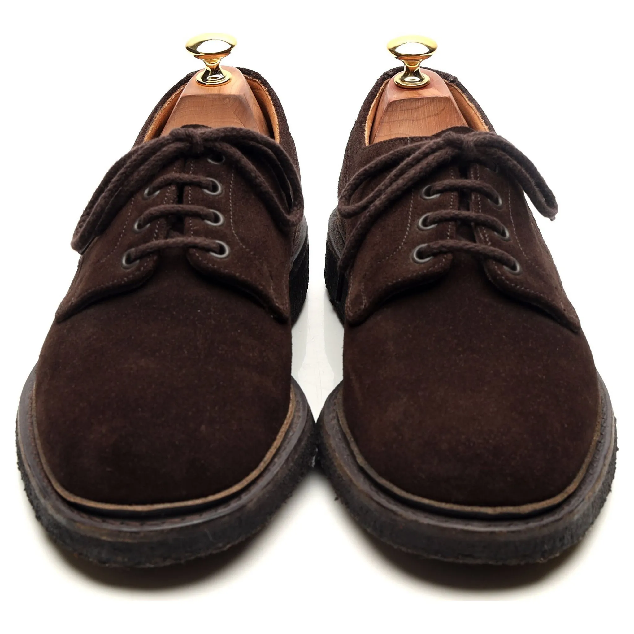 'Chilcote' Dark Brown Suede Derby UK 9 G