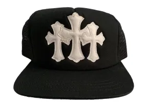 CHROME HEARTS CEMETERY TRUCKER HAT BLACK