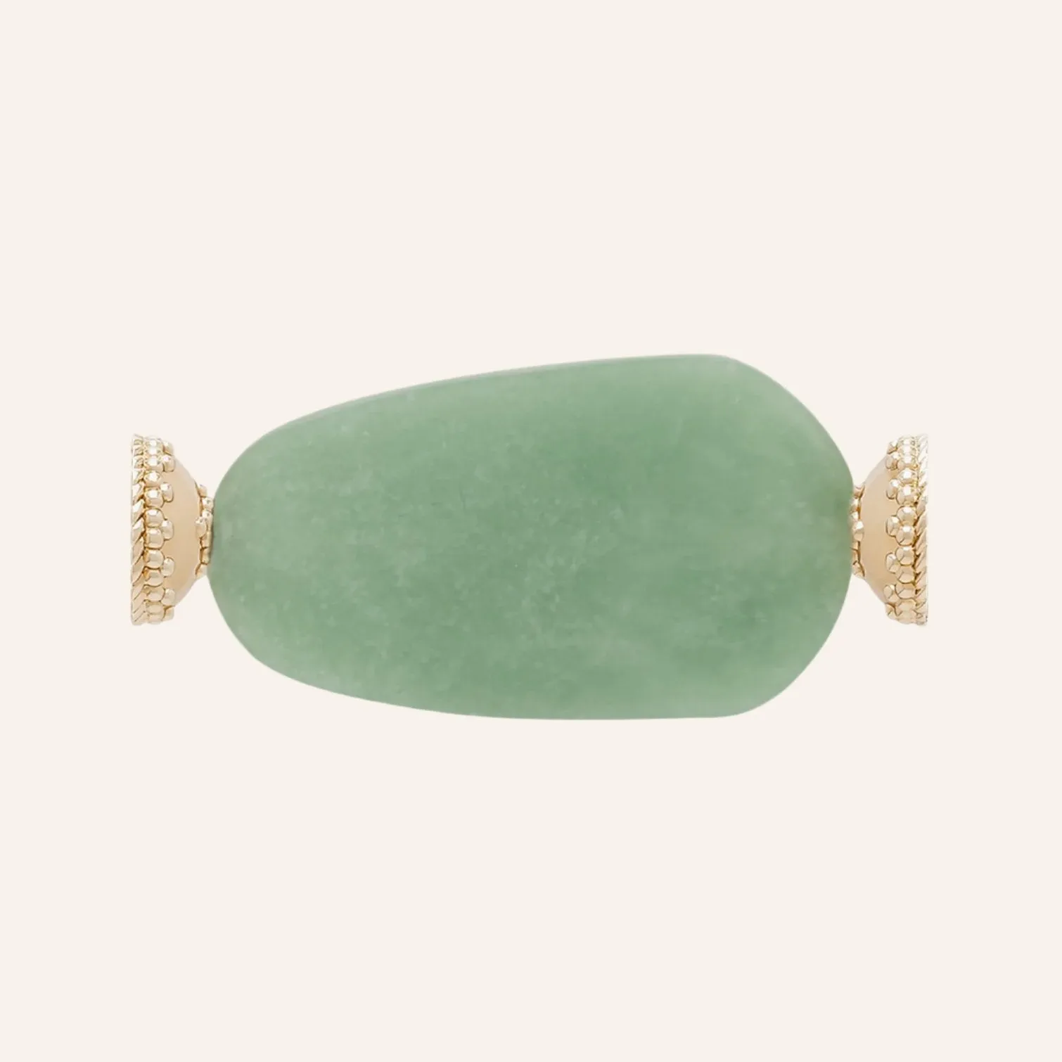 Faceted Chrysoprase Flat Centerpiece