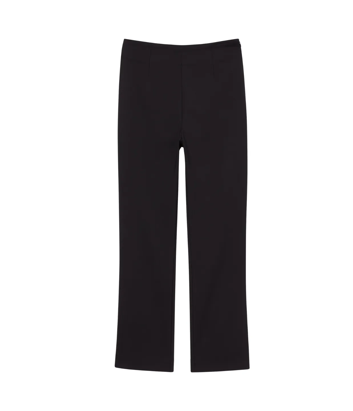 Cigarette Leg Trousers in Black