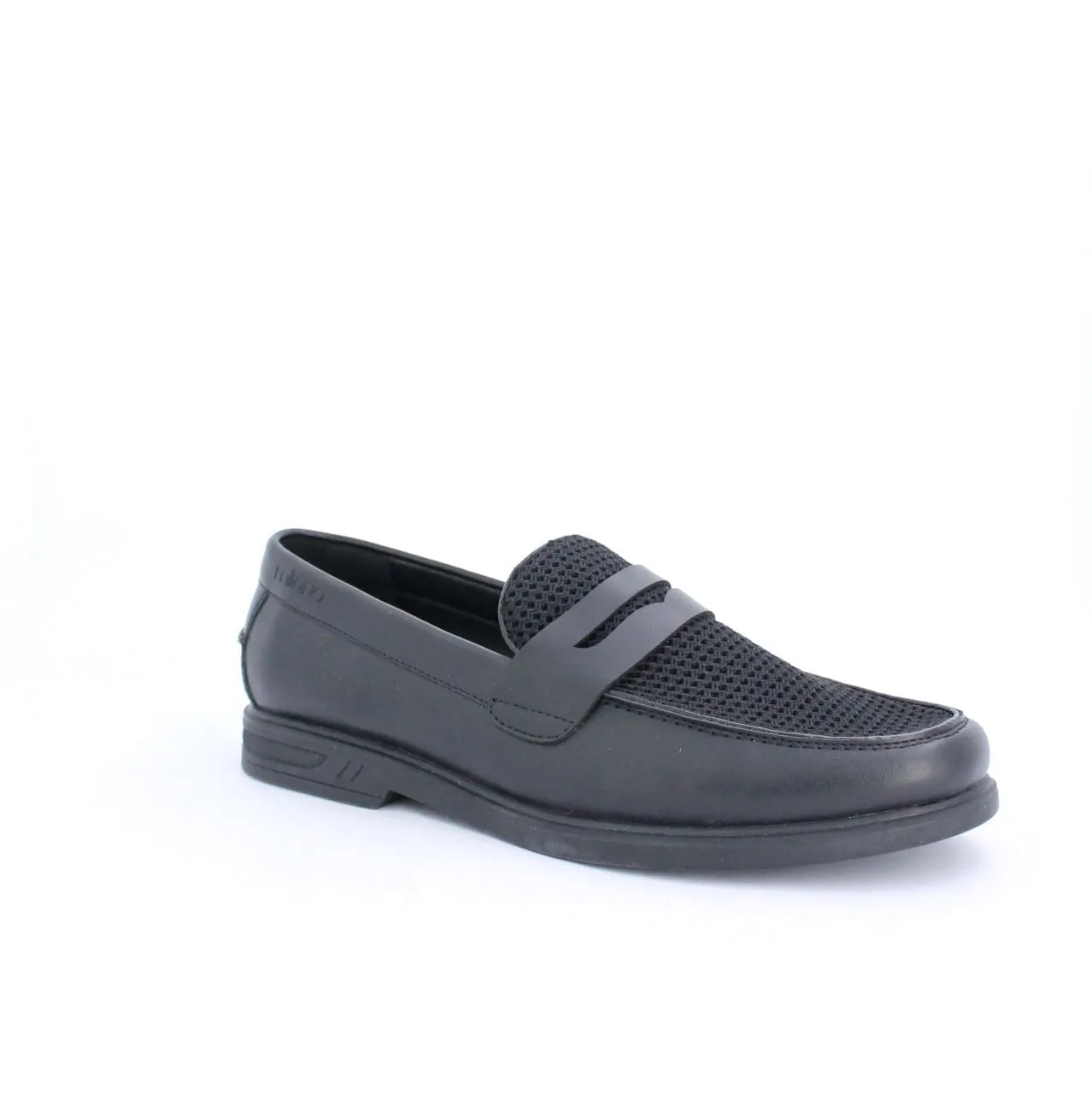 COGAN MENS MOCCASINS-BLACK