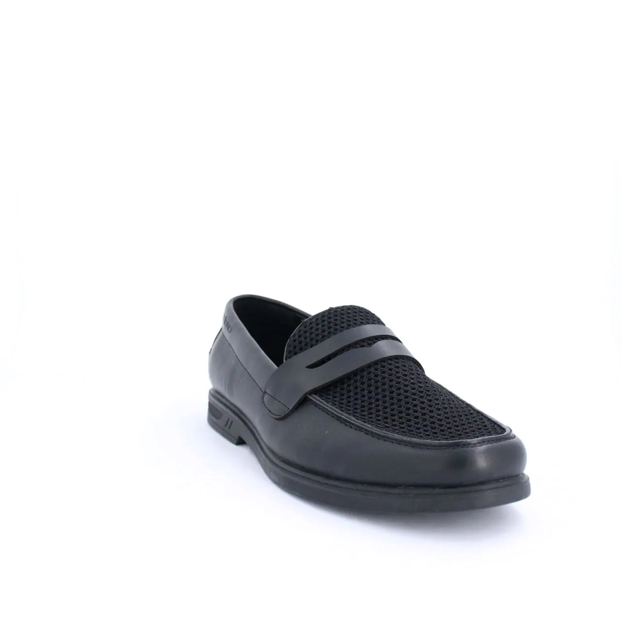 COGAN MENS MOCCASINS-BLACK