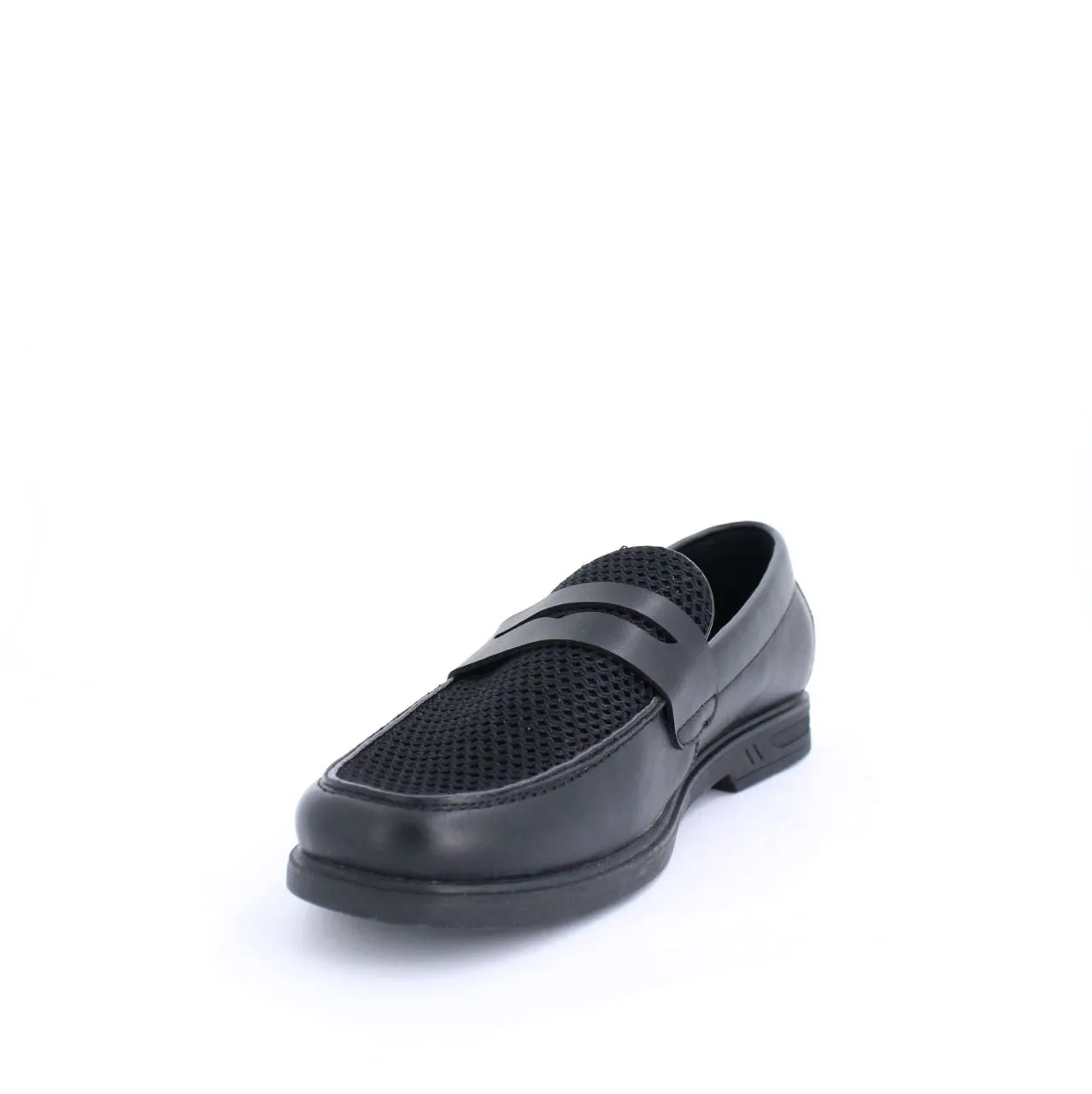 COGAN MENS MOCCASINS-BLACK