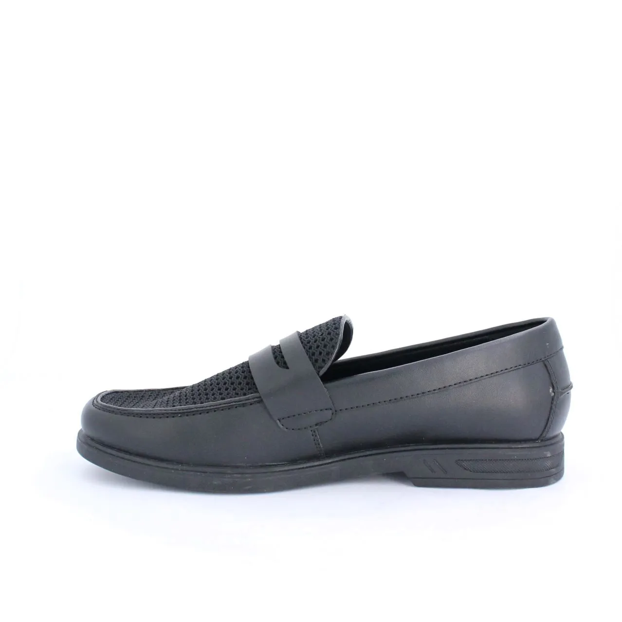 COGAN MENS MOCCASINS-BLACK