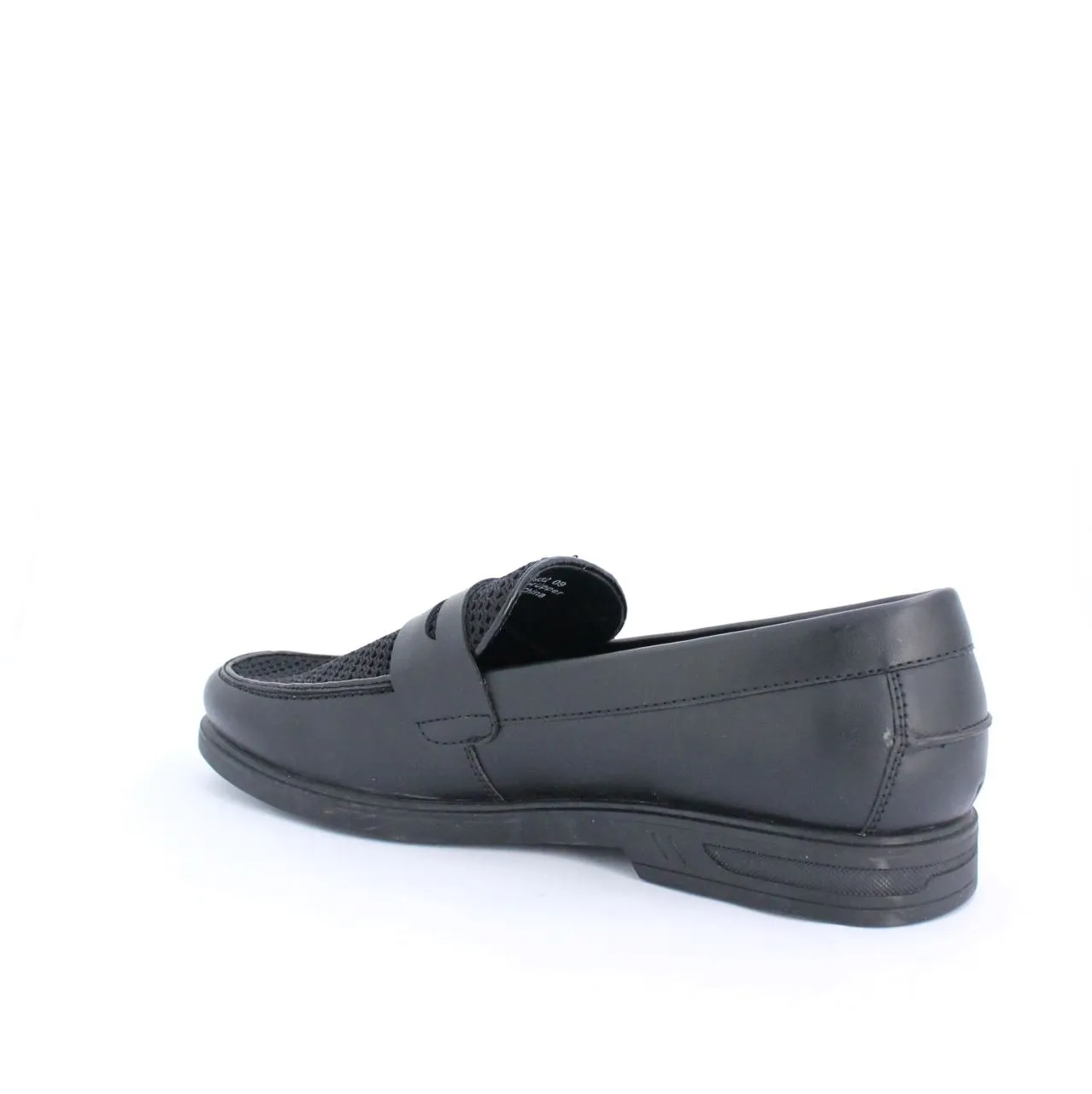 COGAN MENS MOCCASINS-BLACK