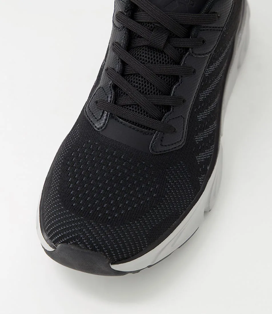 COLORADO Viper Black Grey Knit Sneakers