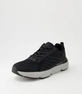 COLORADO Viper Black Grey Knit Sneakers