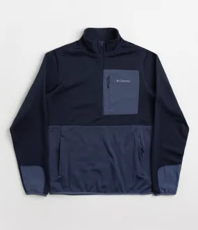 Columbia Collegiate Navy Dark Mountain Half Zip Fleece - Hike