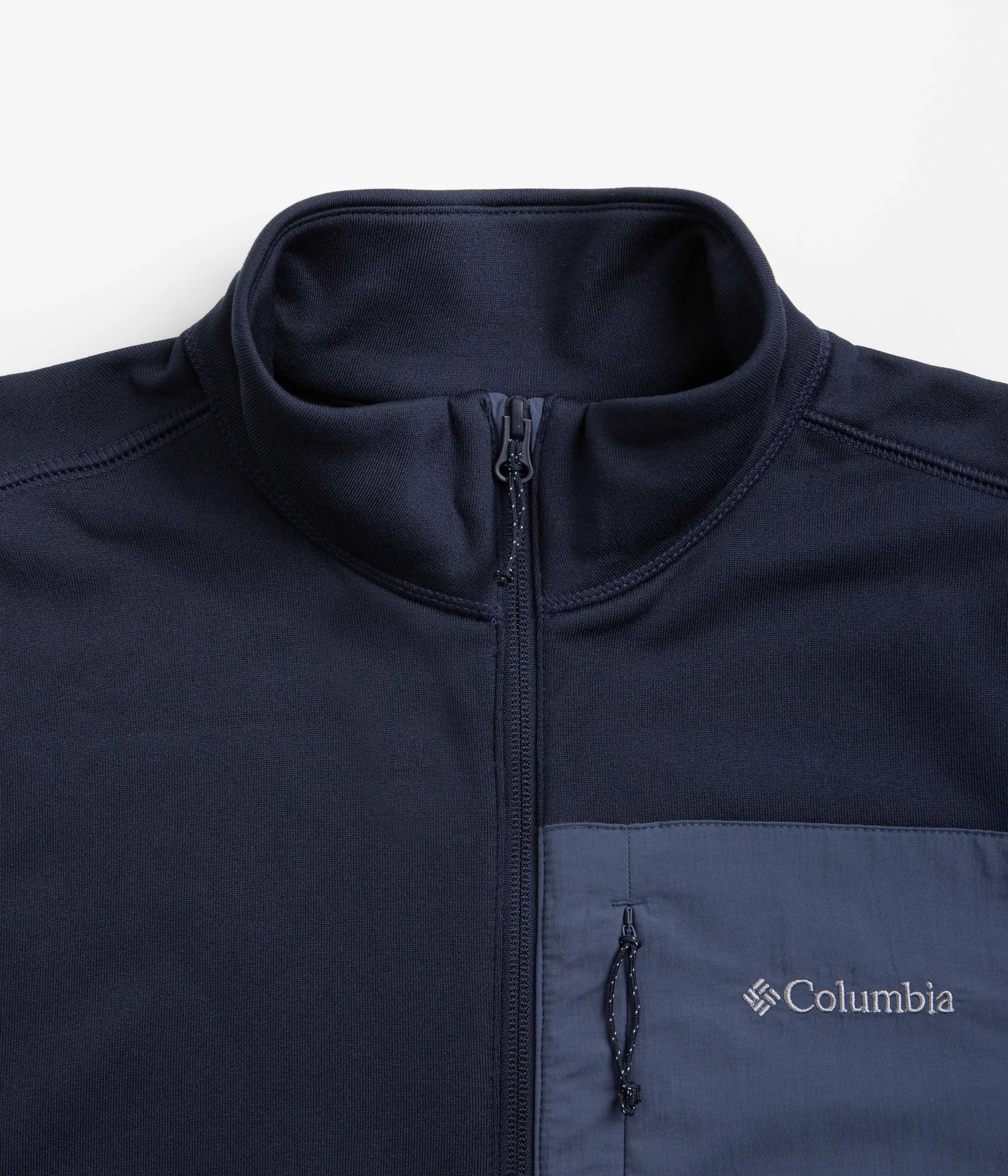 Columbia Collegiate Navy Dark Mountain Half Zip Fleece - Hike