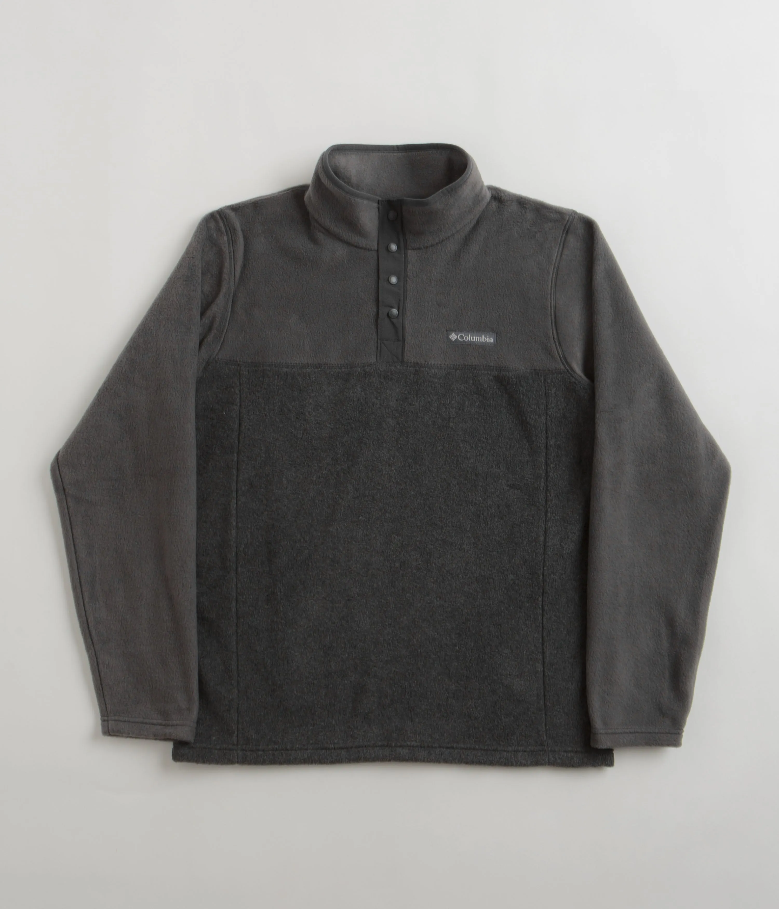 Columbia Steens Mountain Half Snap Fleece - Charcoal Heather / Shark: Best Price & Deals