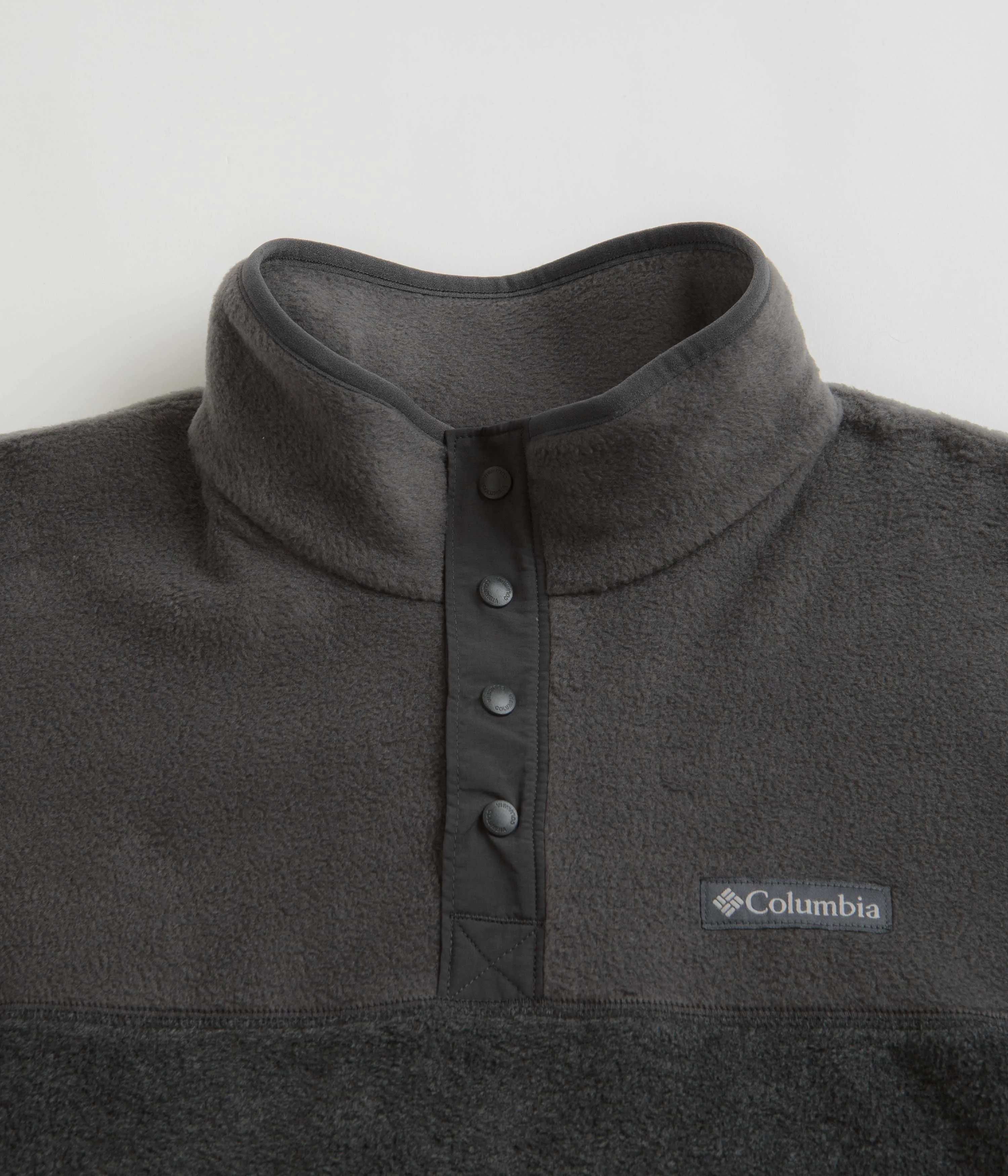 Columbia Steens Mountain Half Snap Fleece - Charcoal Heather / Shark: Best Price & Deals