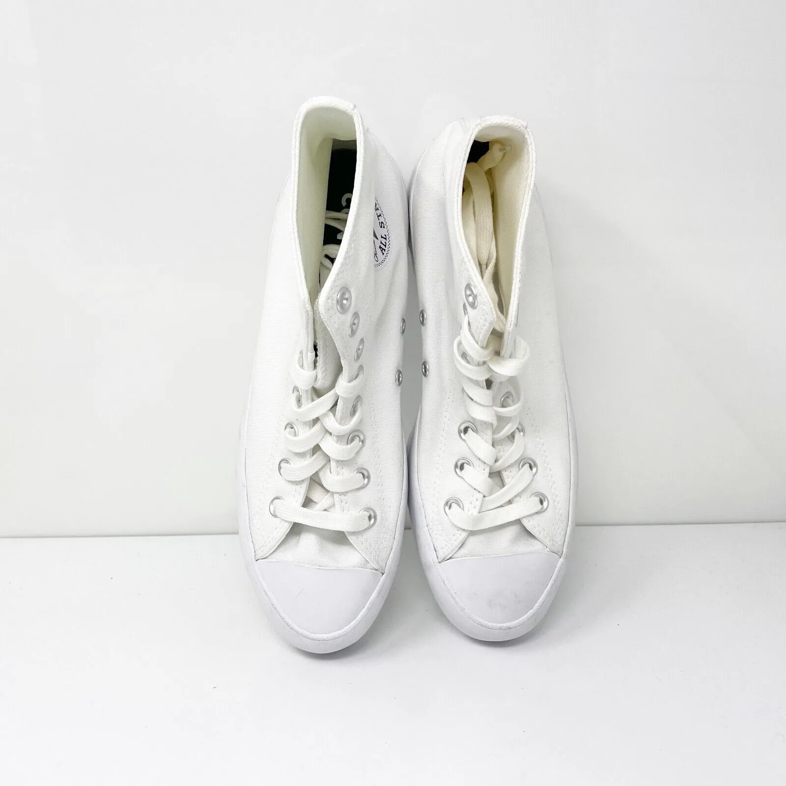 Converse Womens CT All Star Lugged Hi 565902C White Casual Shoes Sneakers Sz 10