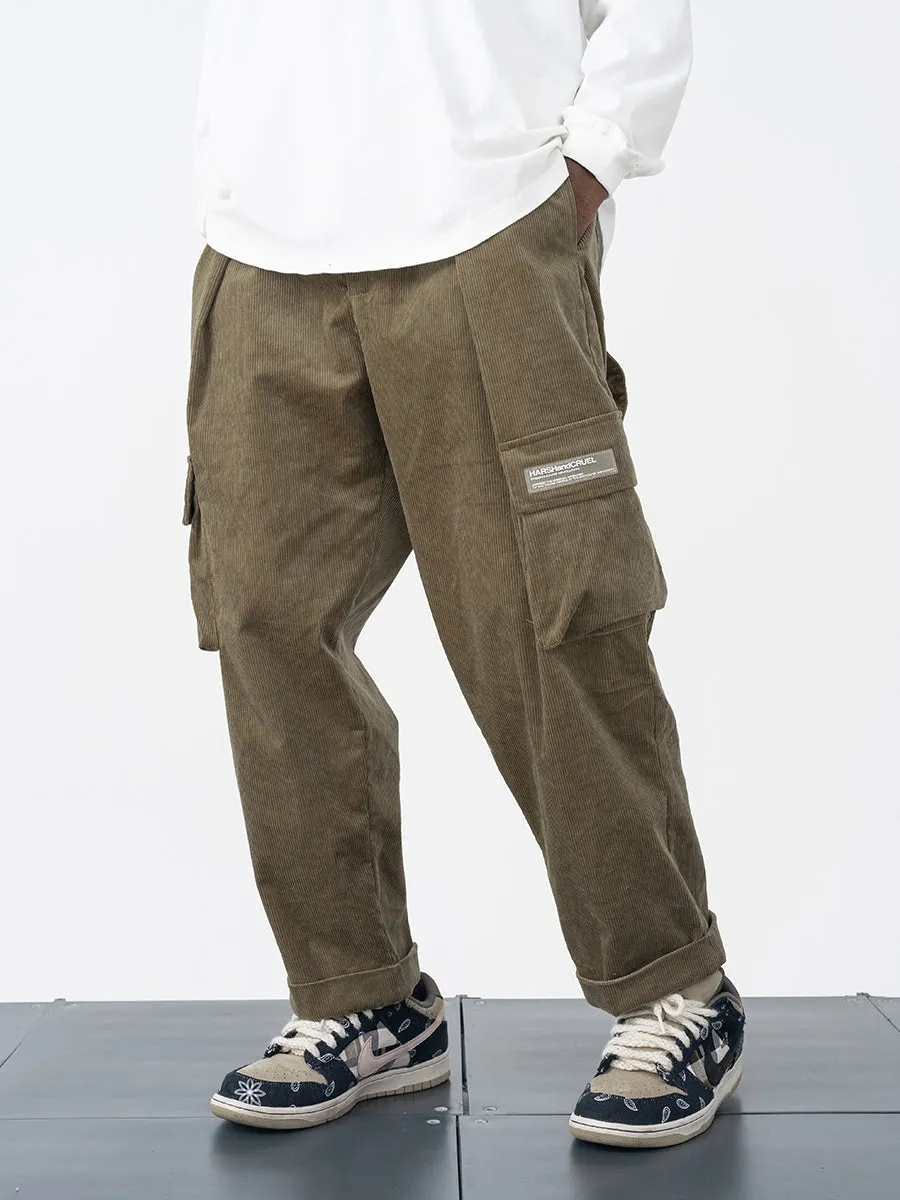 Corduroy Tapered Trousers