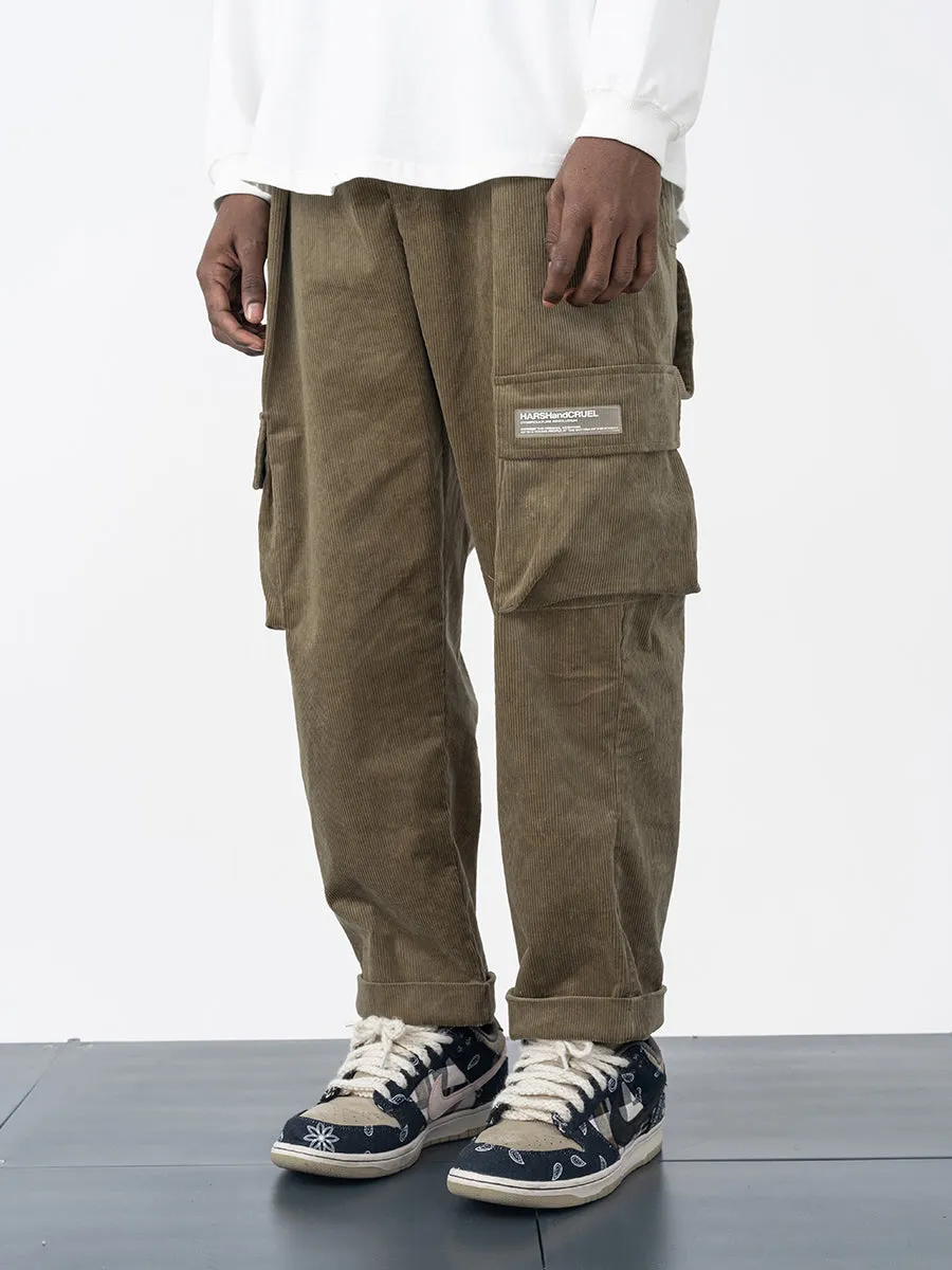 Corduroy Tapered Trousers