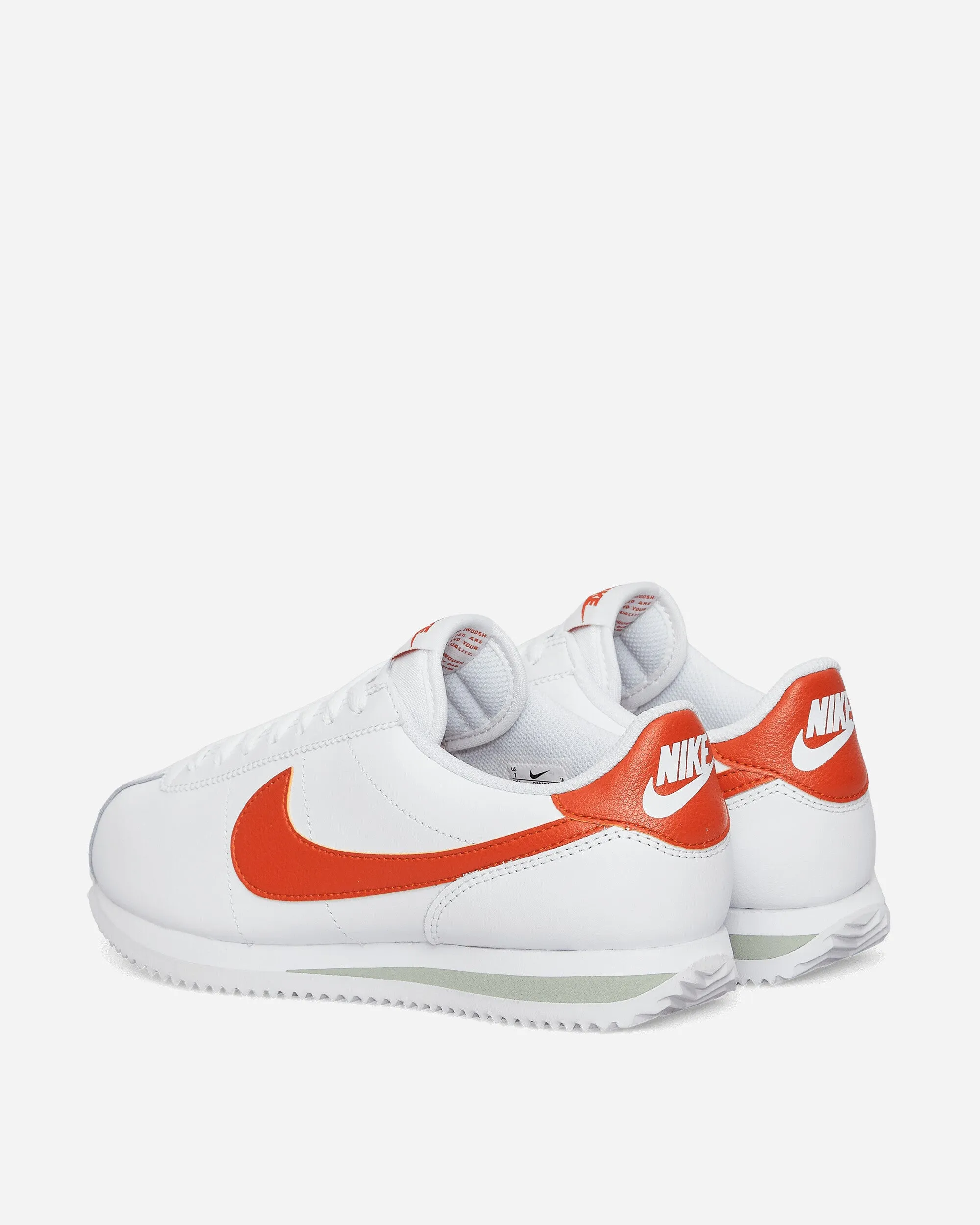 Cortez Sneakers White / Campfire Orange