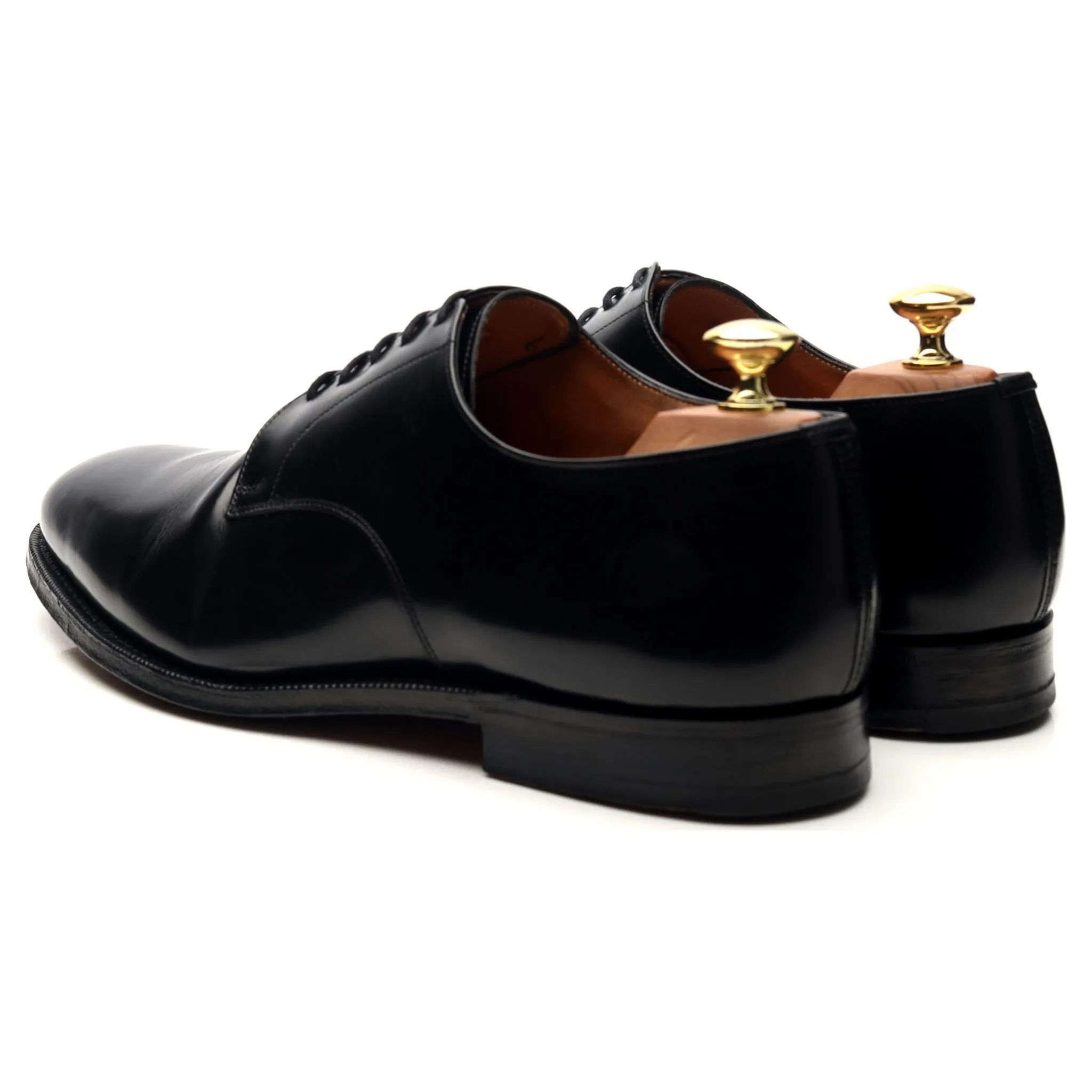 'Cranfield' Black Leather Derby UK 8.5 H