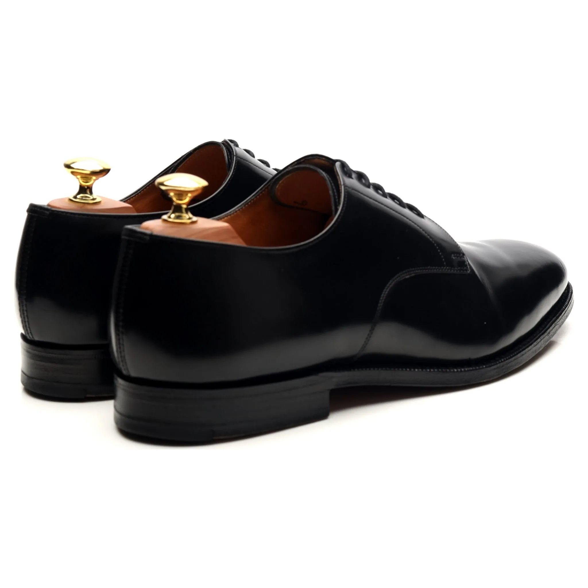 'Cranfield' Black Leather Derby UK 8.5 H