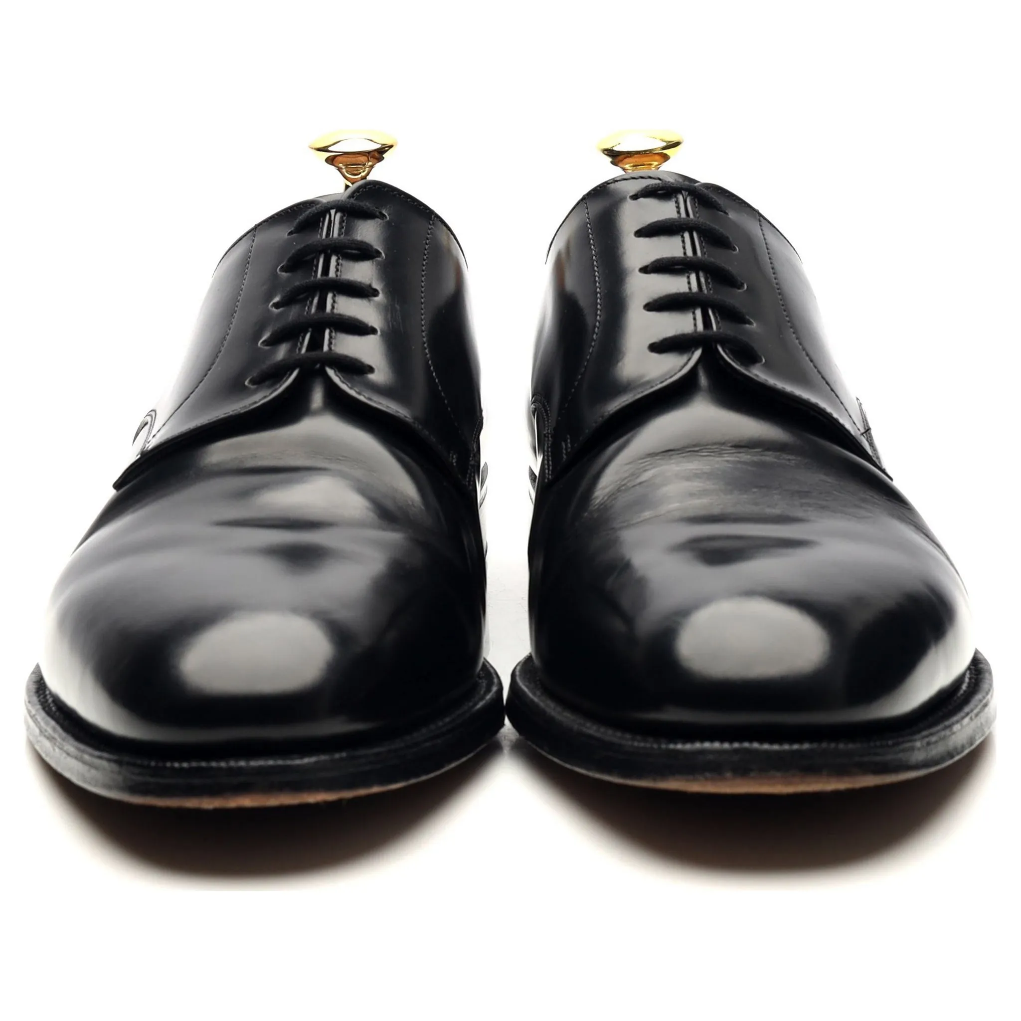 'Cranfield' Black Leather Derby UK 8.5 H