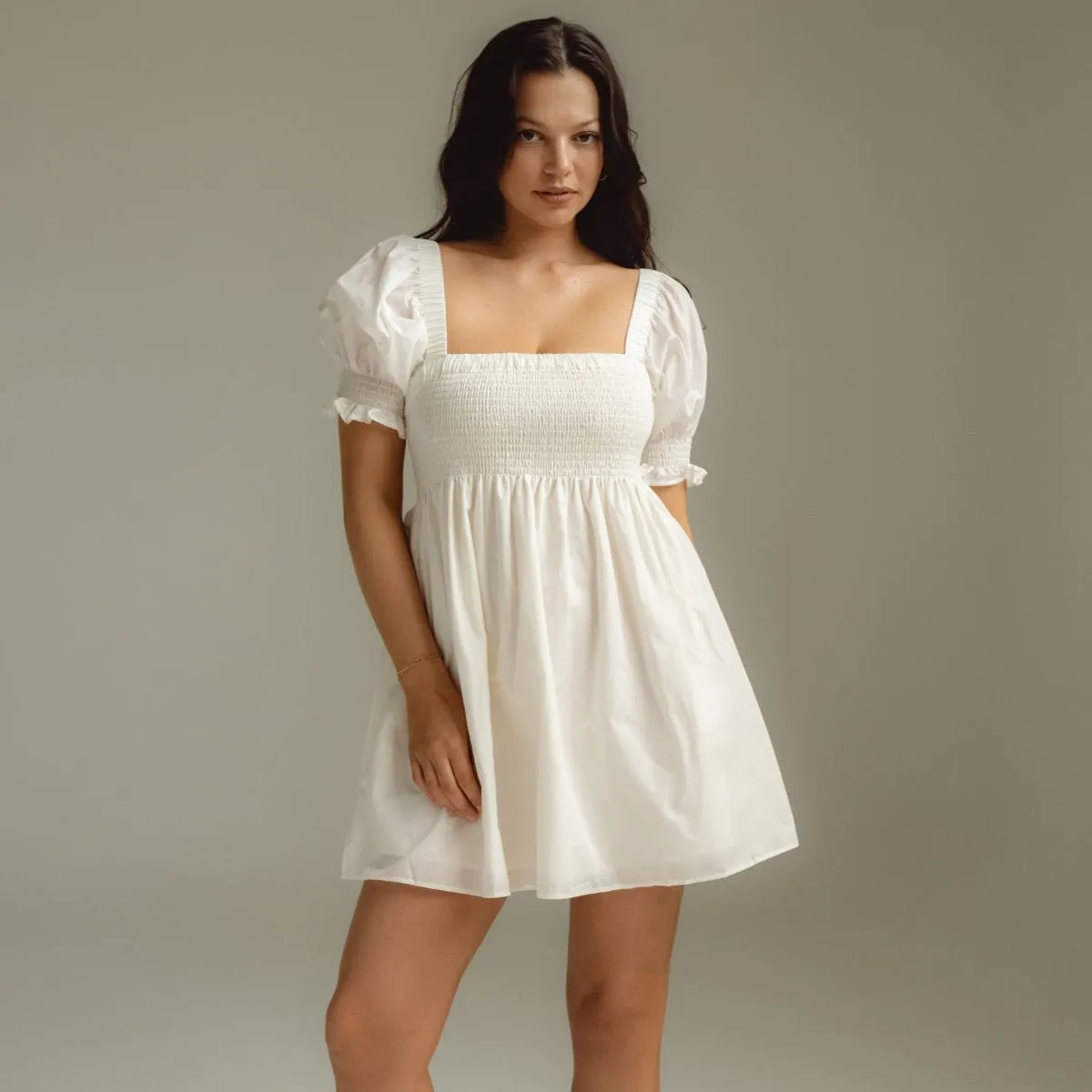 Marcela Cream Dress