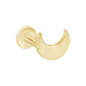 Crescent Moon Stud Earrings